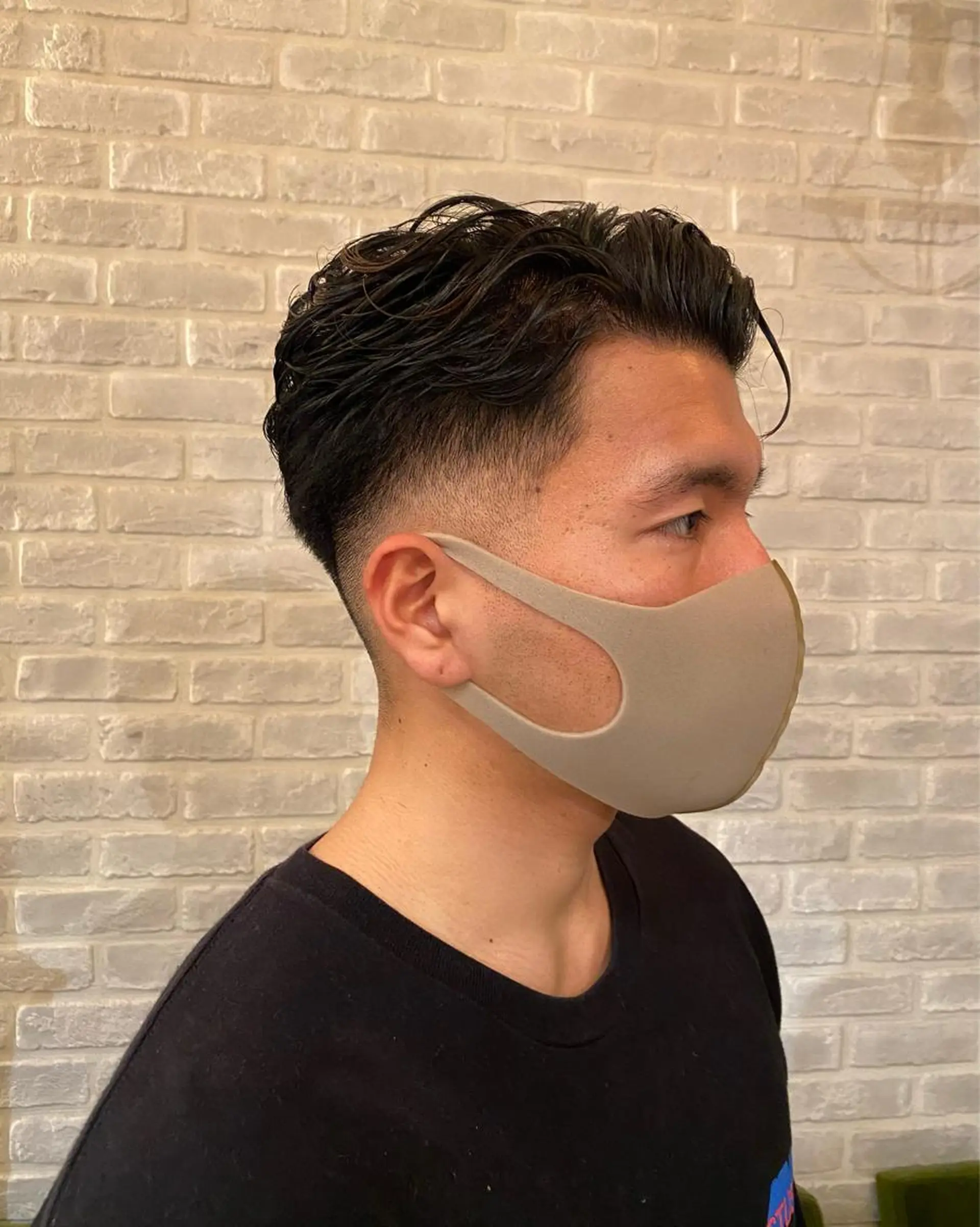 ショート メンズ ビジネス フェードカット 若林 良のヘアスタイル