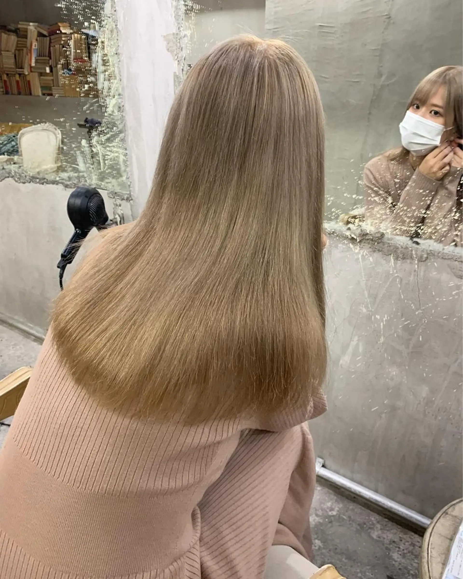 セミロング 似合わせカラー🫶 小川千波のヘアスタイル