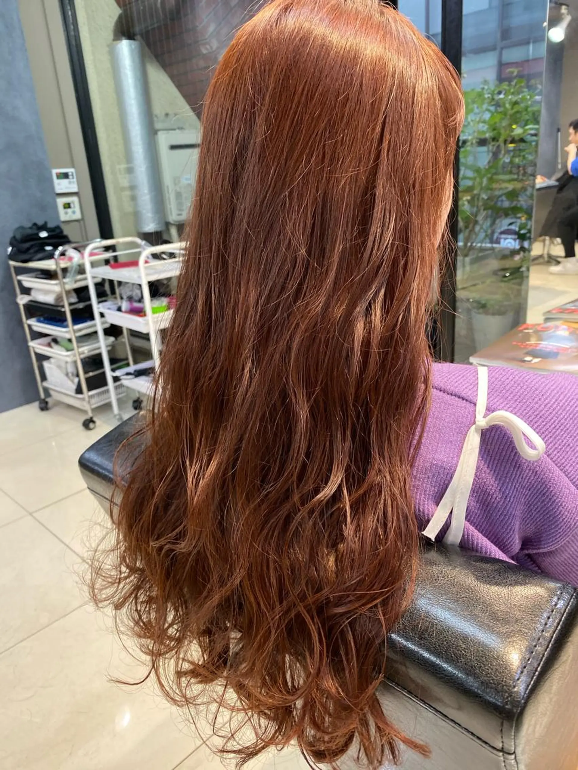 ロング カラー ヘアアレンジ メンズ キッズ ネイル マツエク・マツパ 透明感カラー🤎 ゆりのヘアスタイル