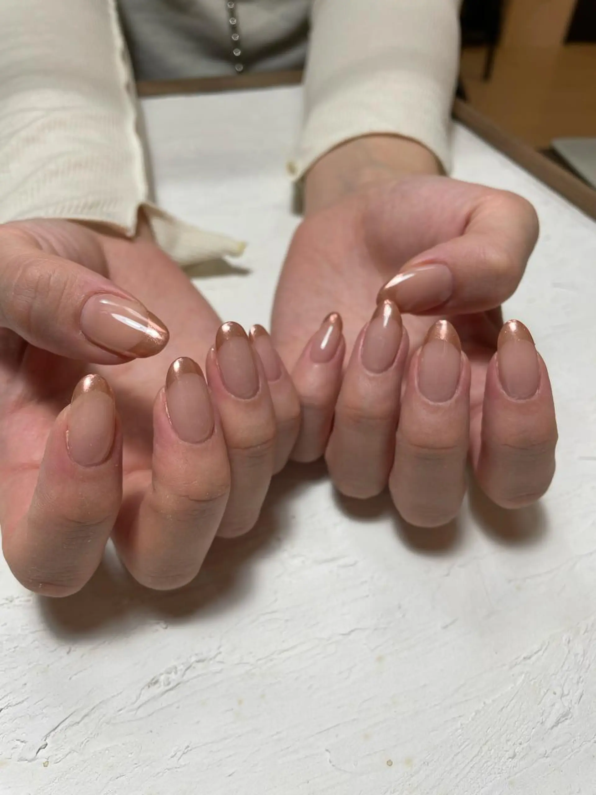 ネイル ニュアンスネイル シンプルネイル percent .%のネイルデザイン