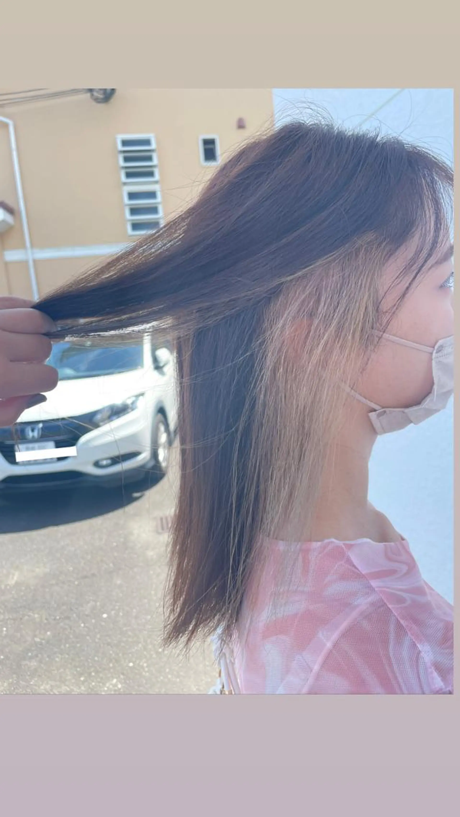 セミロング AOI soenのヘアスタイル