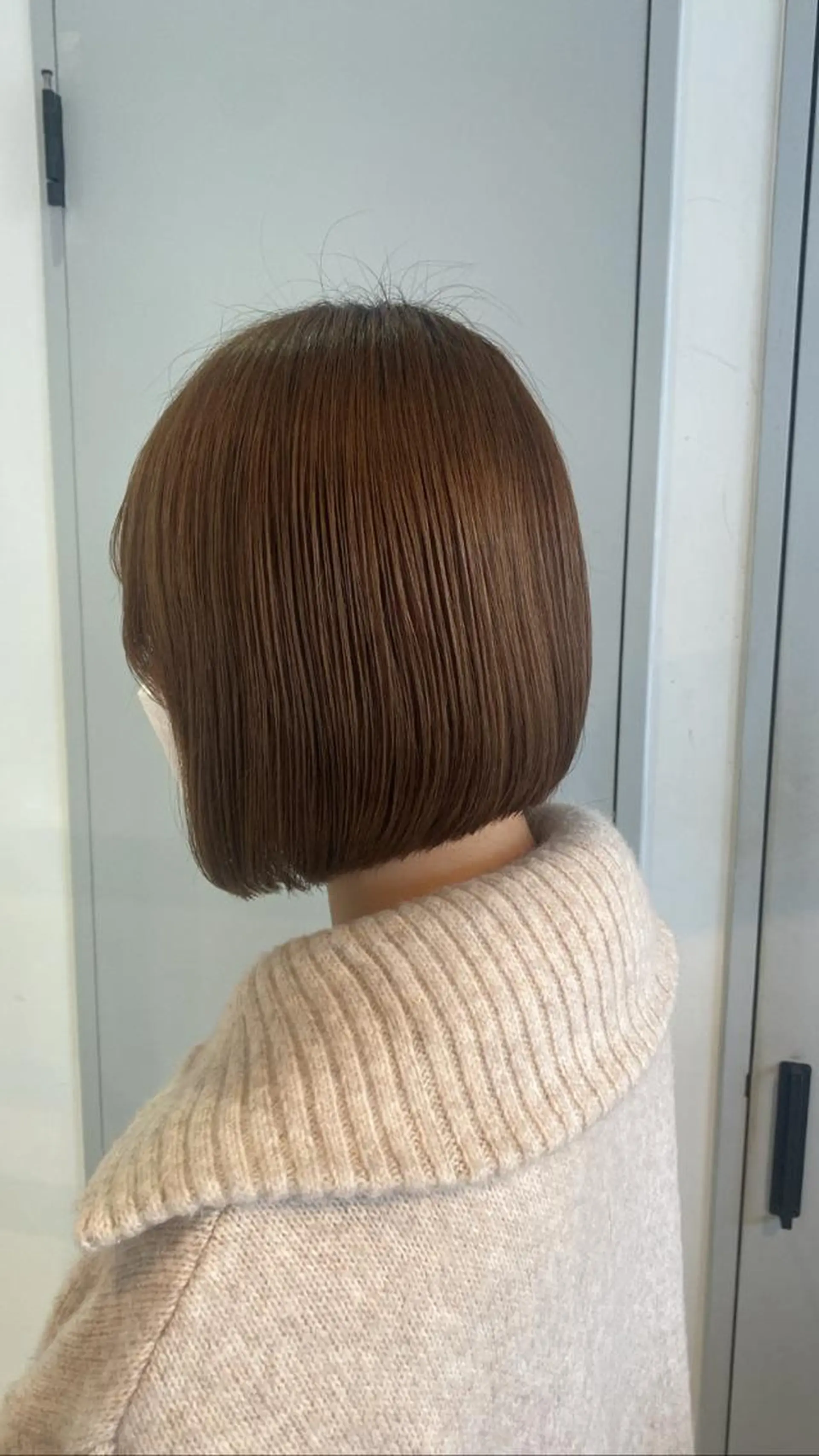 ミディアム カット FERIA池田 石田較貴のヘアスタイル