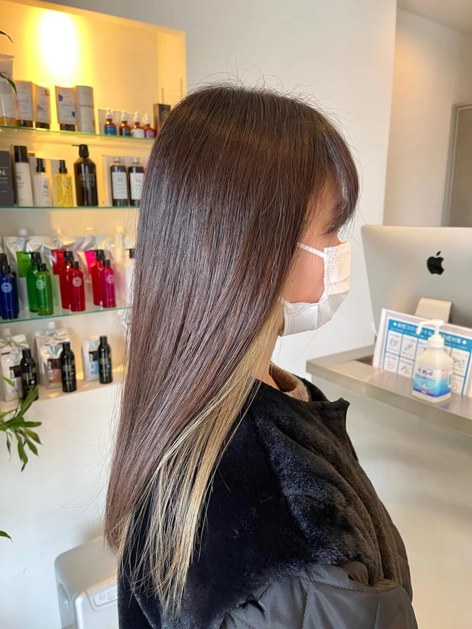 ロング カット ヘアカラー 三好 達也のヘアスタイル