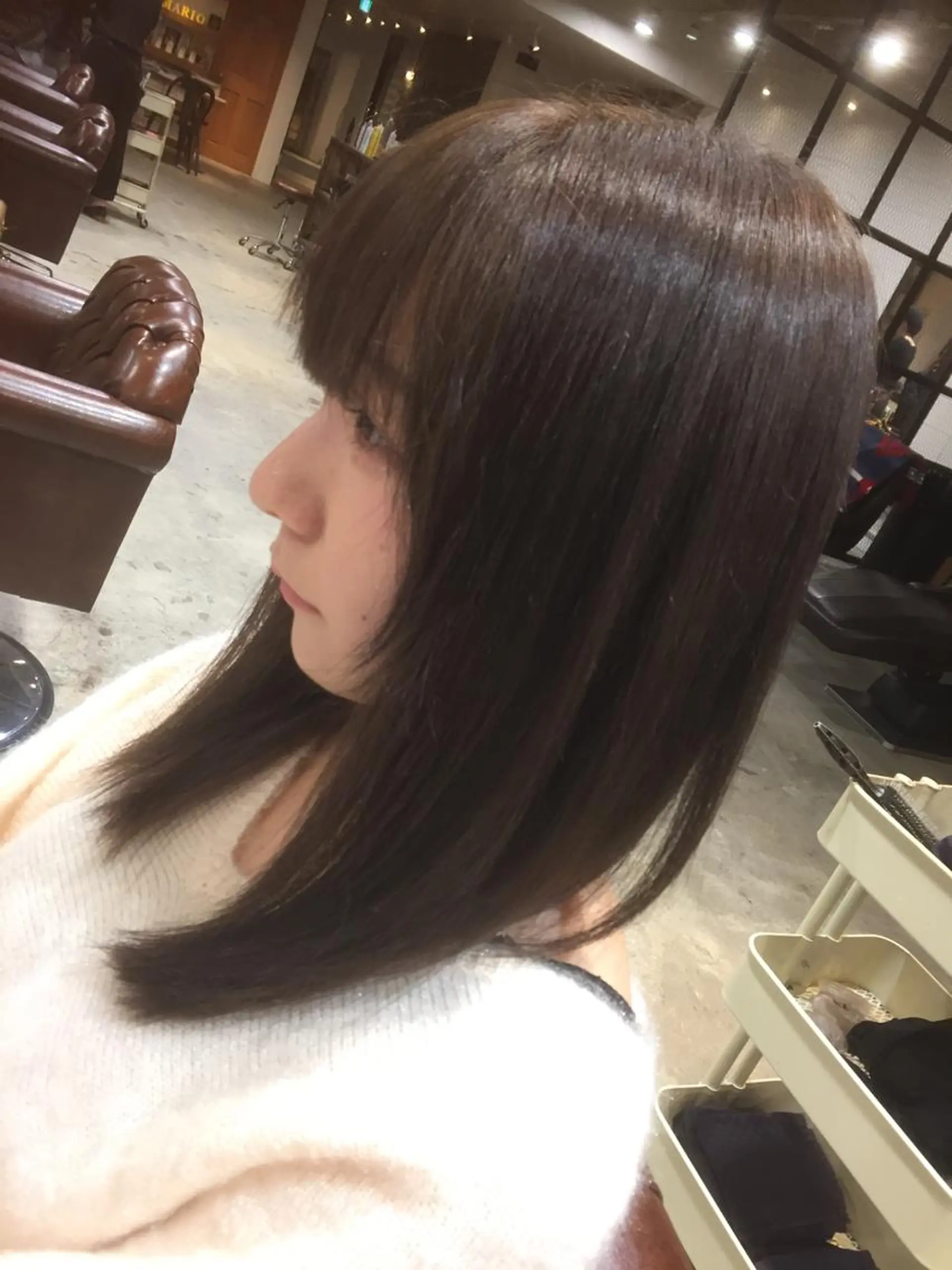 セミロング カラー 竹嶌 健吾のヘアスタイル