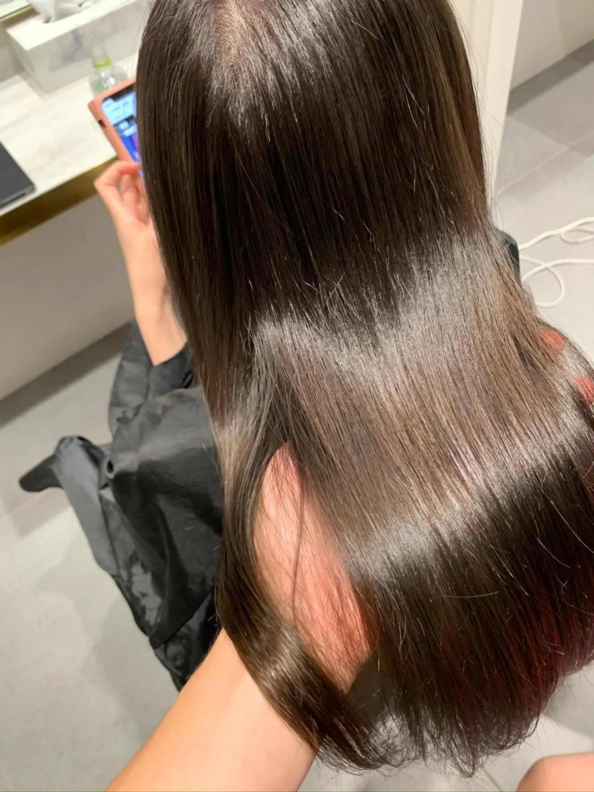 パーマ 縮毛矯正 レイヤー専門家 ダブルカラー修のヘアスタイル