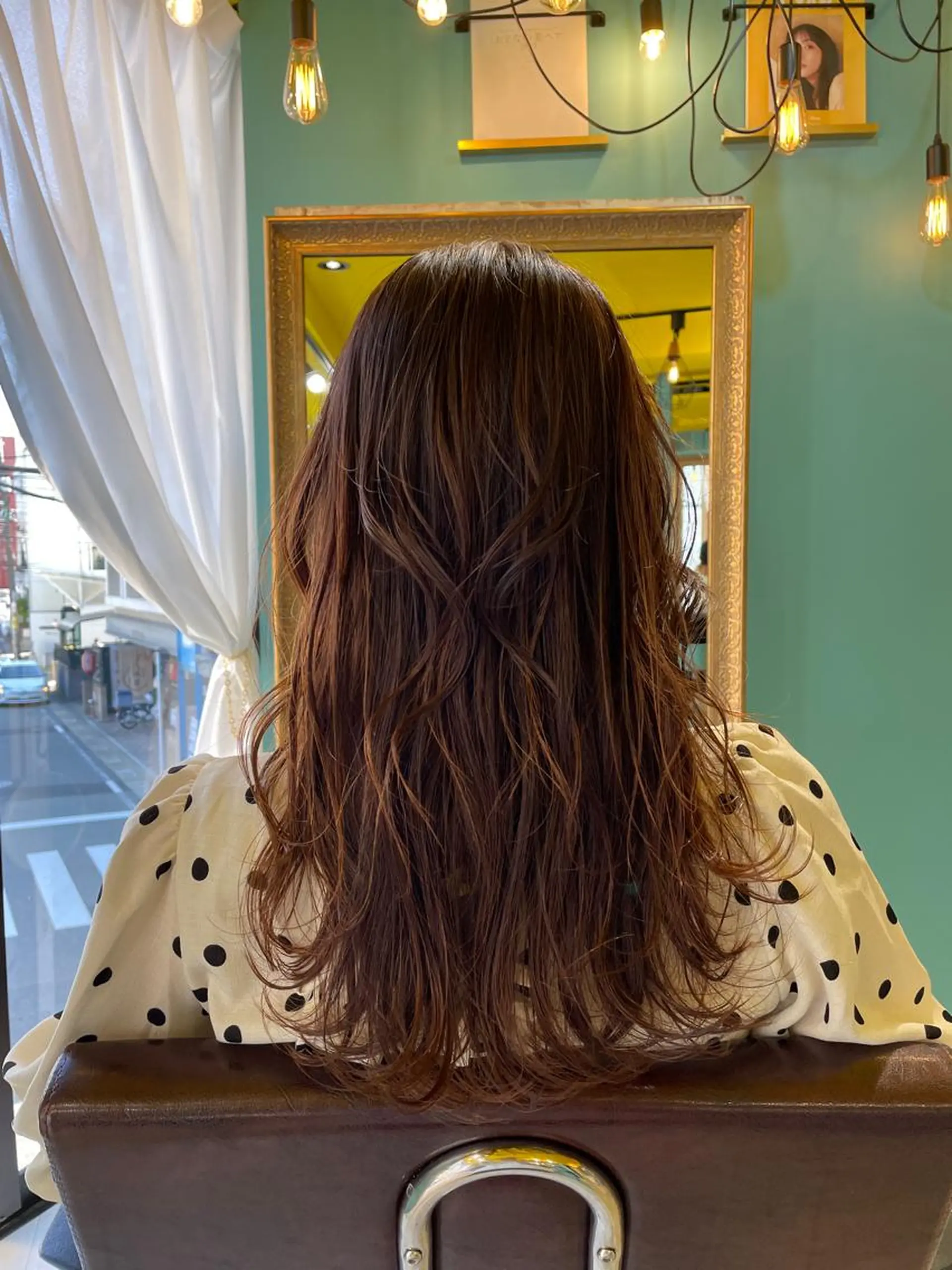 ロング アッシュ 末石 智のヘアスタイル