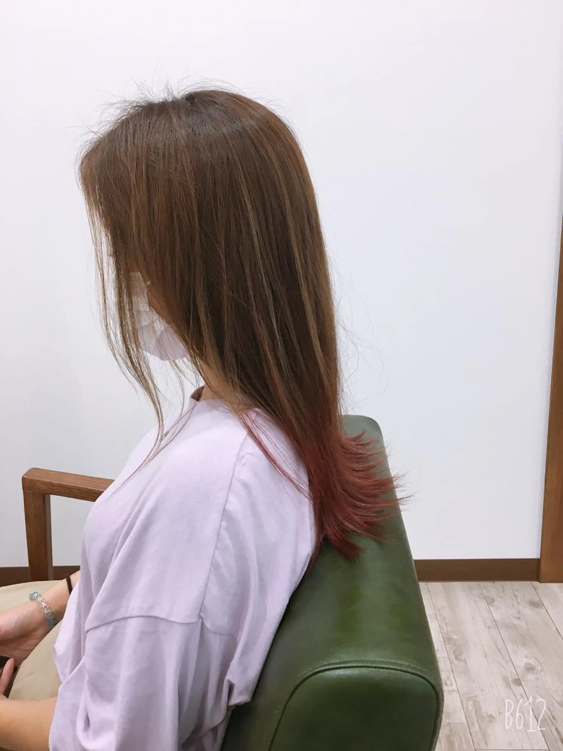 ミディアム カラー カット ヘアカラー トリートメント 長塚 翔也のヘアスタイル