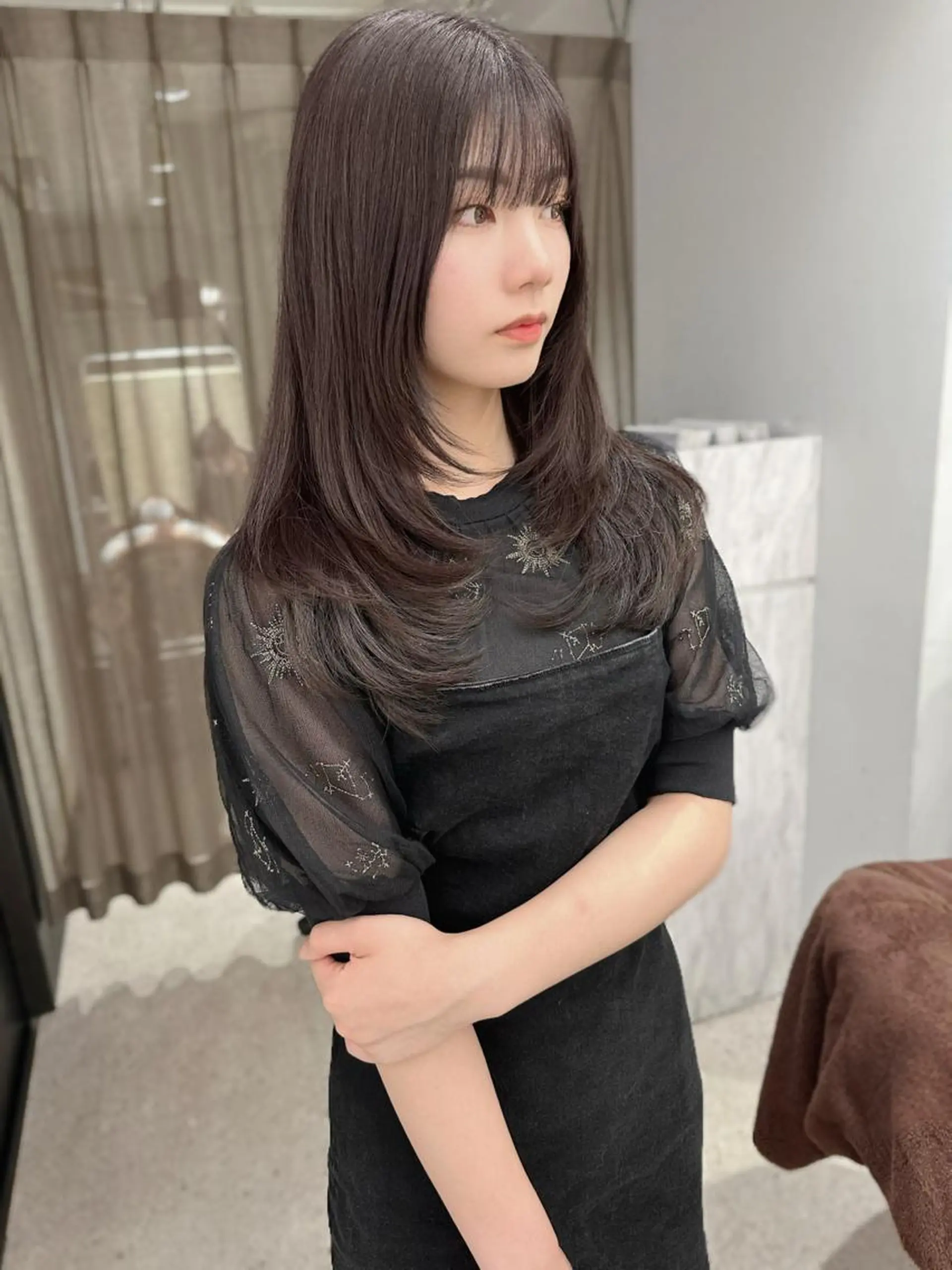 ロング レイヤーカット/ 髪質改善/羽柴りくのヘアスタイル