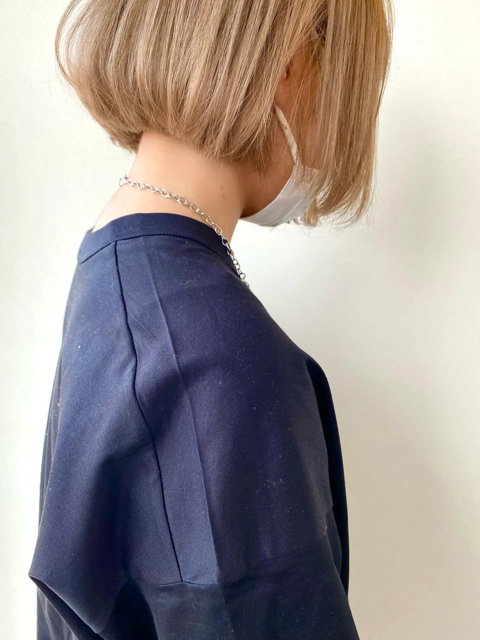 ミディアム ボブ ヘアカラー トリートメント 小澤大輔 YOLO hairのヘアスタイル