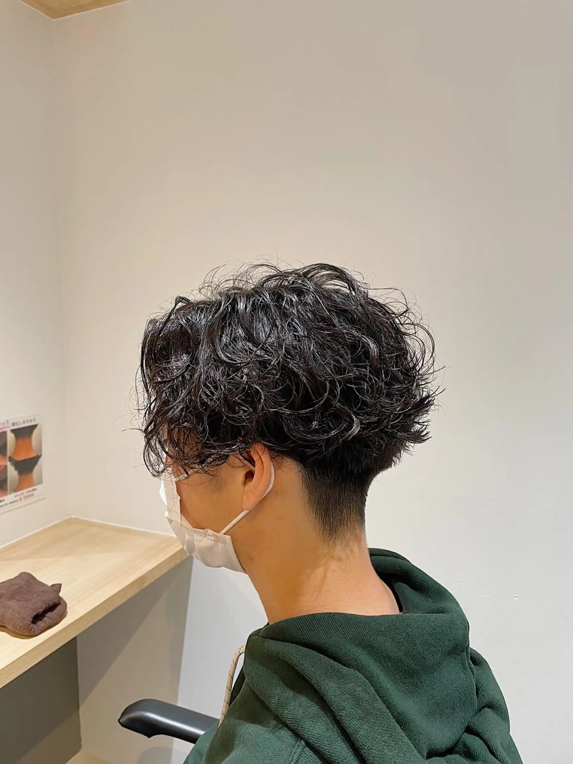 パーマ メンズ 升水 優太のヘアスタイル