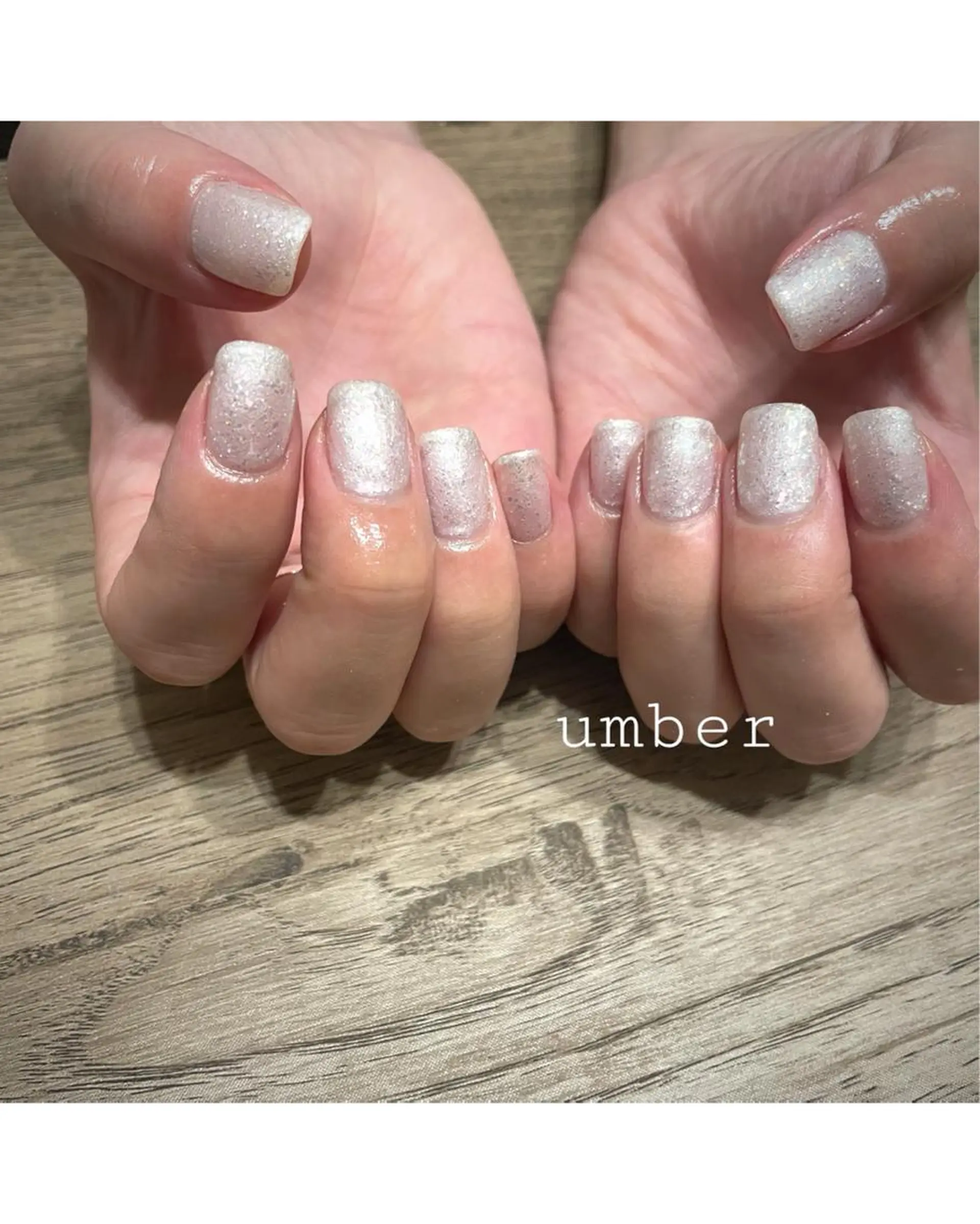 ネイル クリアネイル フットネイル フレンチネイル ラメ(グリッター) マグネットネイル ハンドネイル umber 三茶1分のネイルデザイン