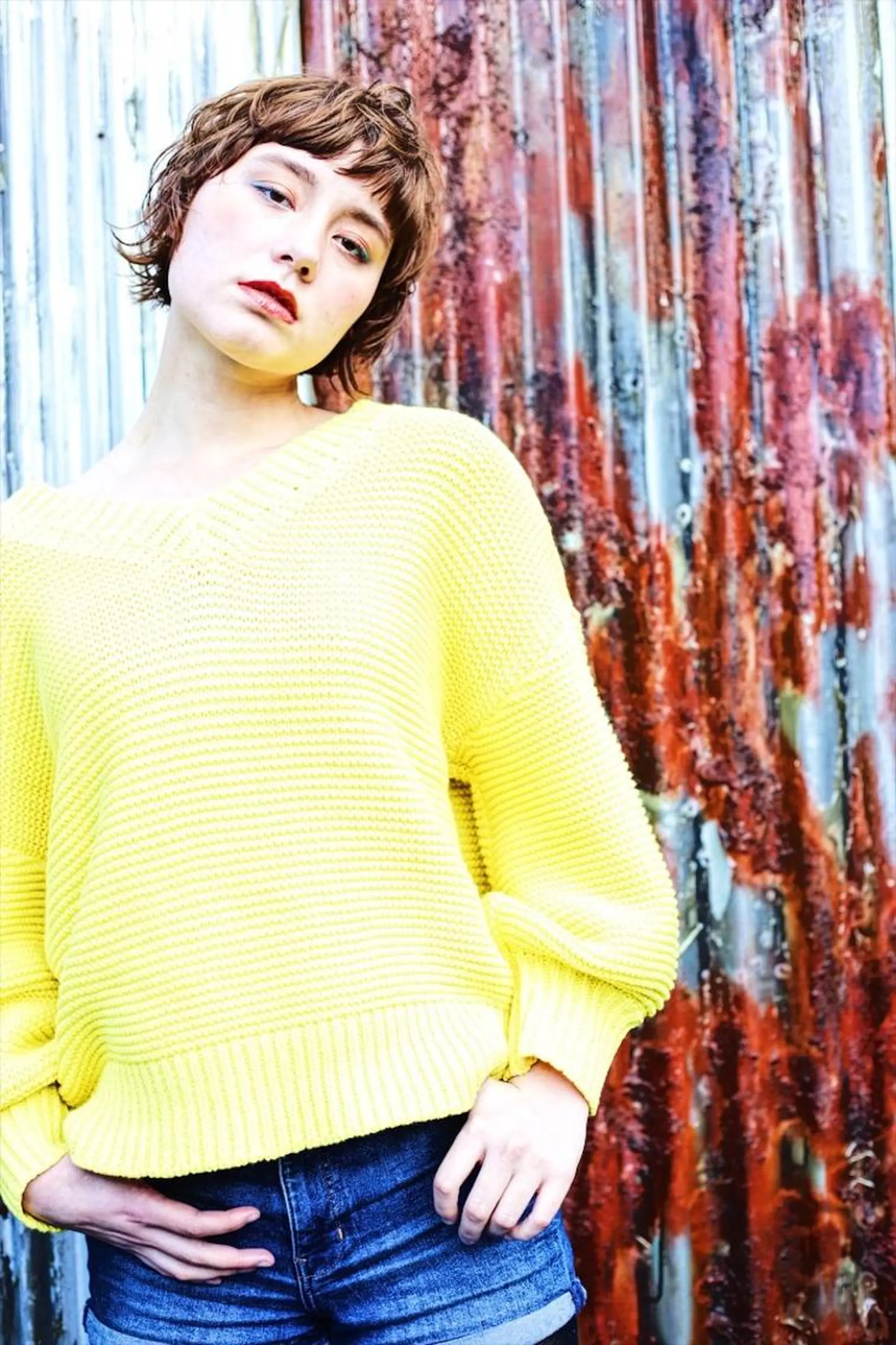 ショート 岩渕 由里香のヘアスタイル