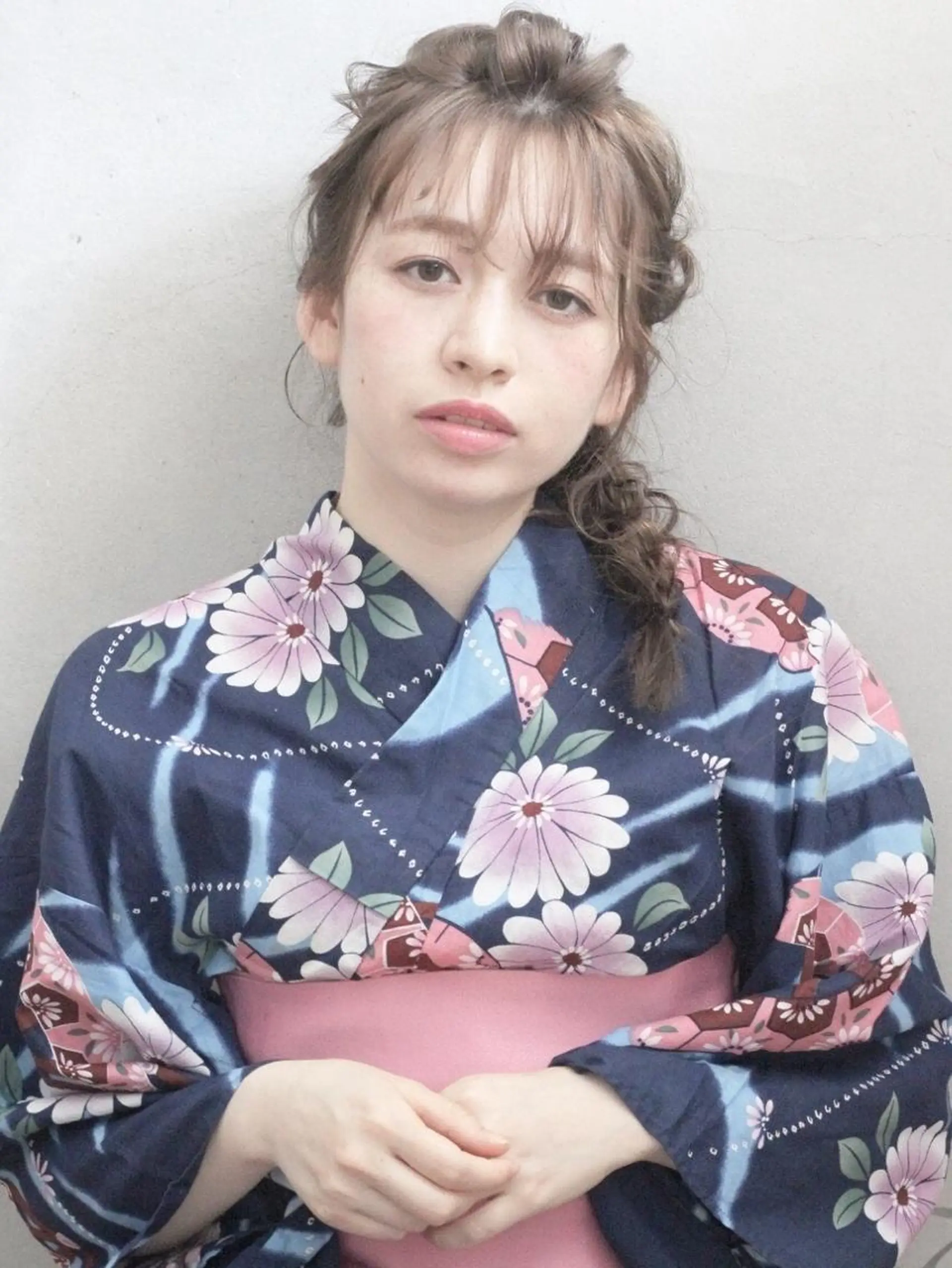 ヘアアレンジ 浴衣 D'na ディーナのヘアスタイル