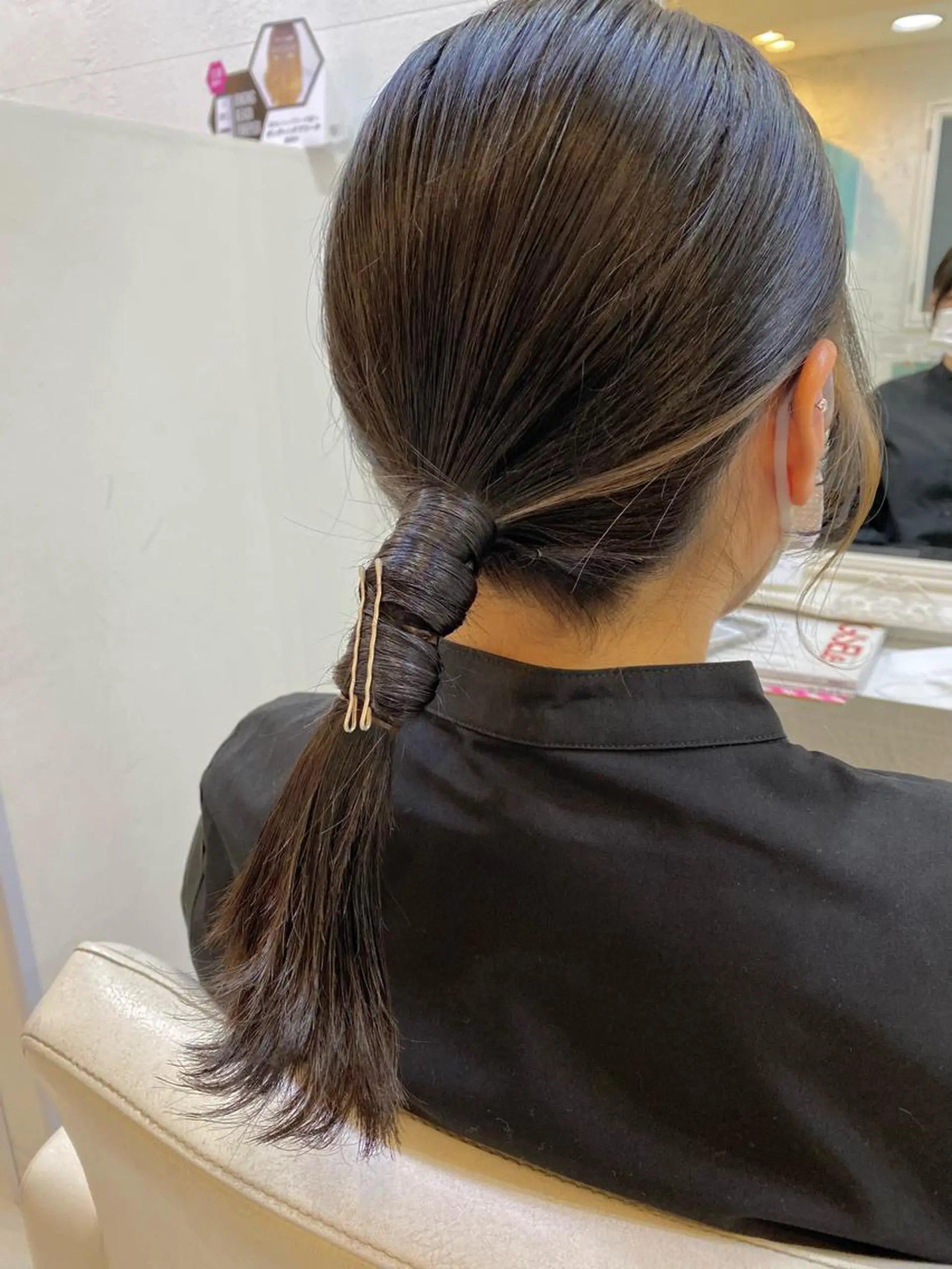 ミディアム カラー ヘアアレンジ マツエク・マツパ アイブロウ 透明感カラー🫧ヘア セット🫧松本菜月の眉毛・アイブロウイメージ