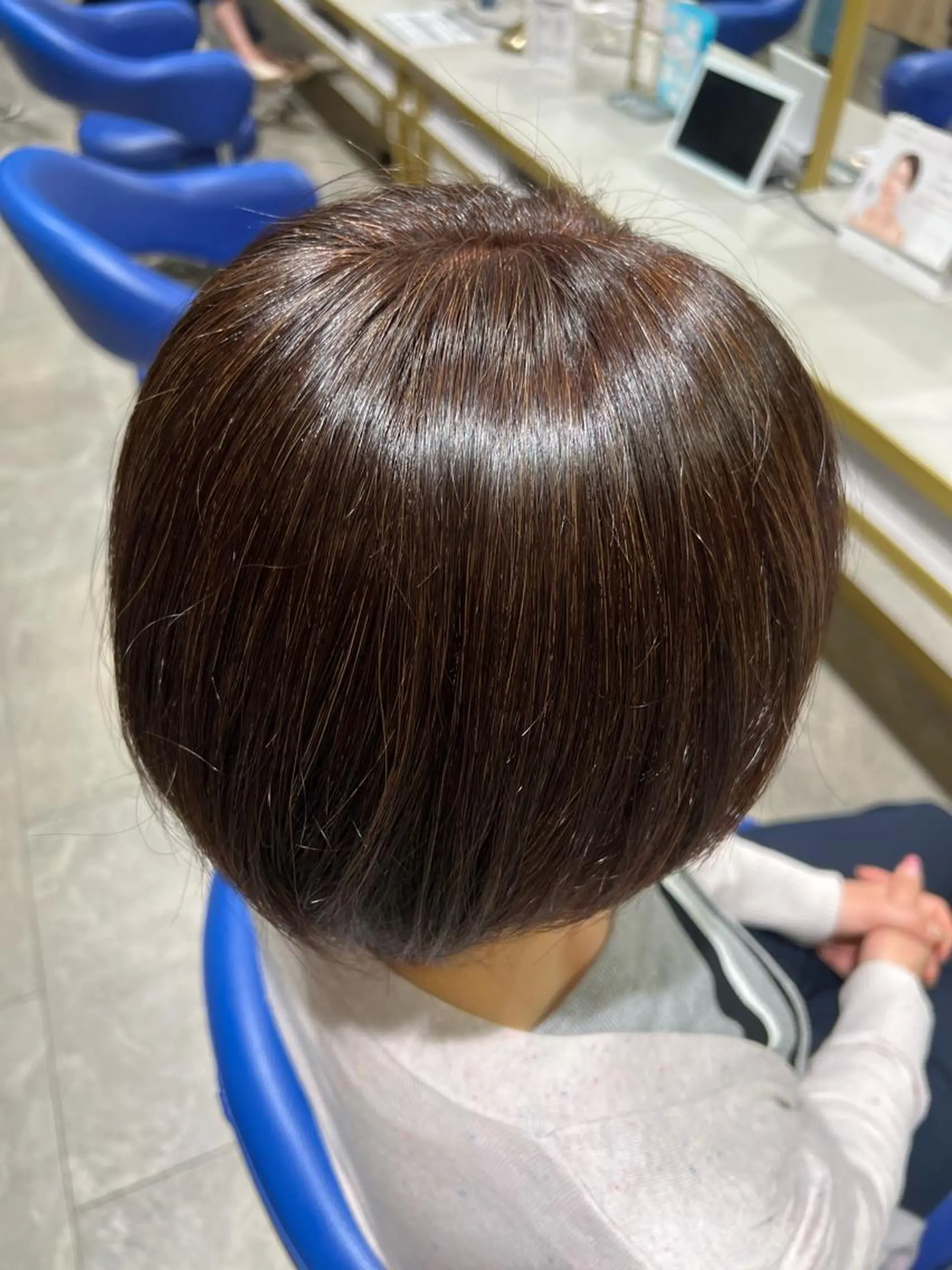 ミディアム カラー ヘアアレンジ トリートメント letterby novel  はるみのヘアスタイル