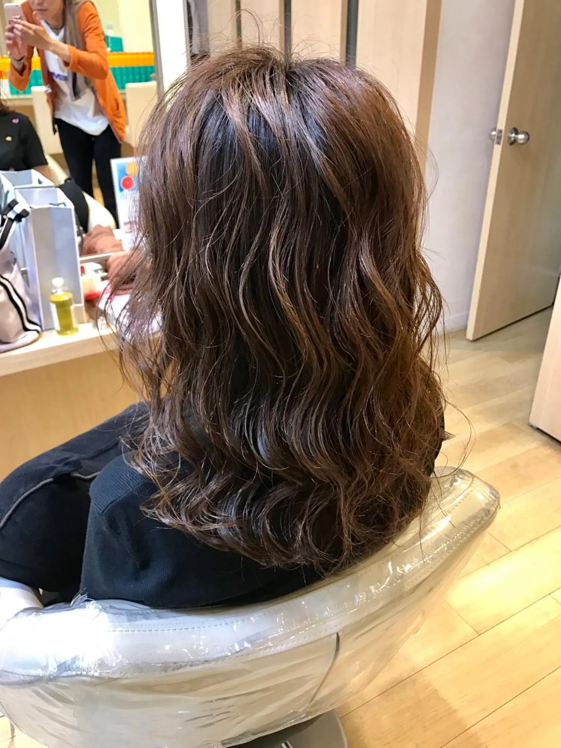 セミロング 大山 晃介のヘアスタイル