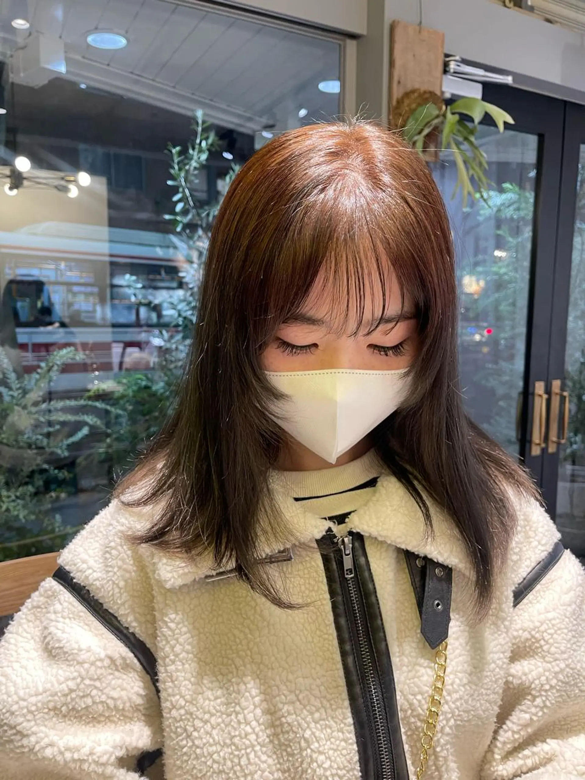 セミロング ヘアカラー ano ♡のヘアスタイル