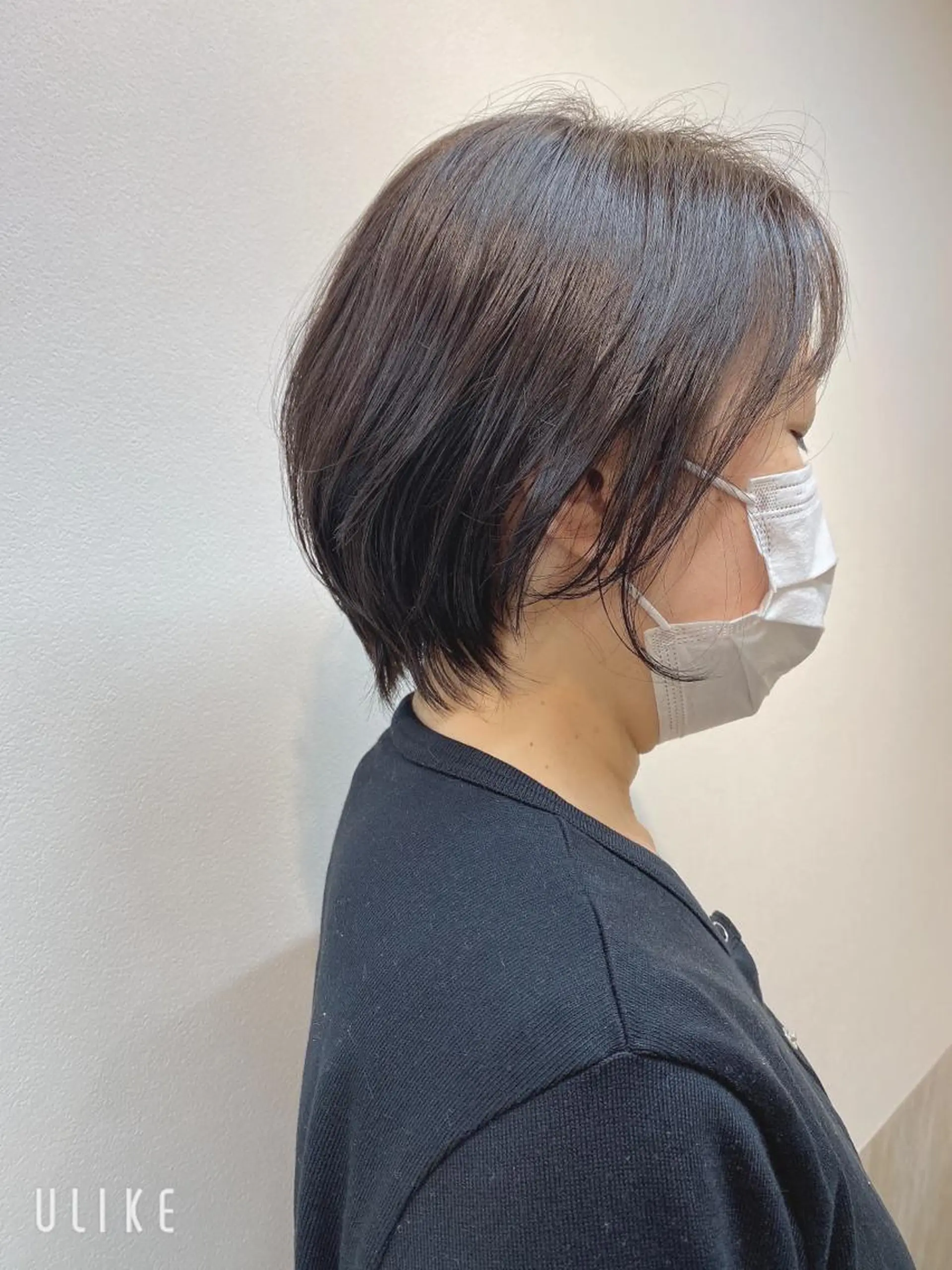 ショート カラー ショートボブ ボブ くびれヘア ショートヘア トリートメント カット トリートメント ヘッドスパ 木原良 (キハラ リョウ)のヘアスタイル