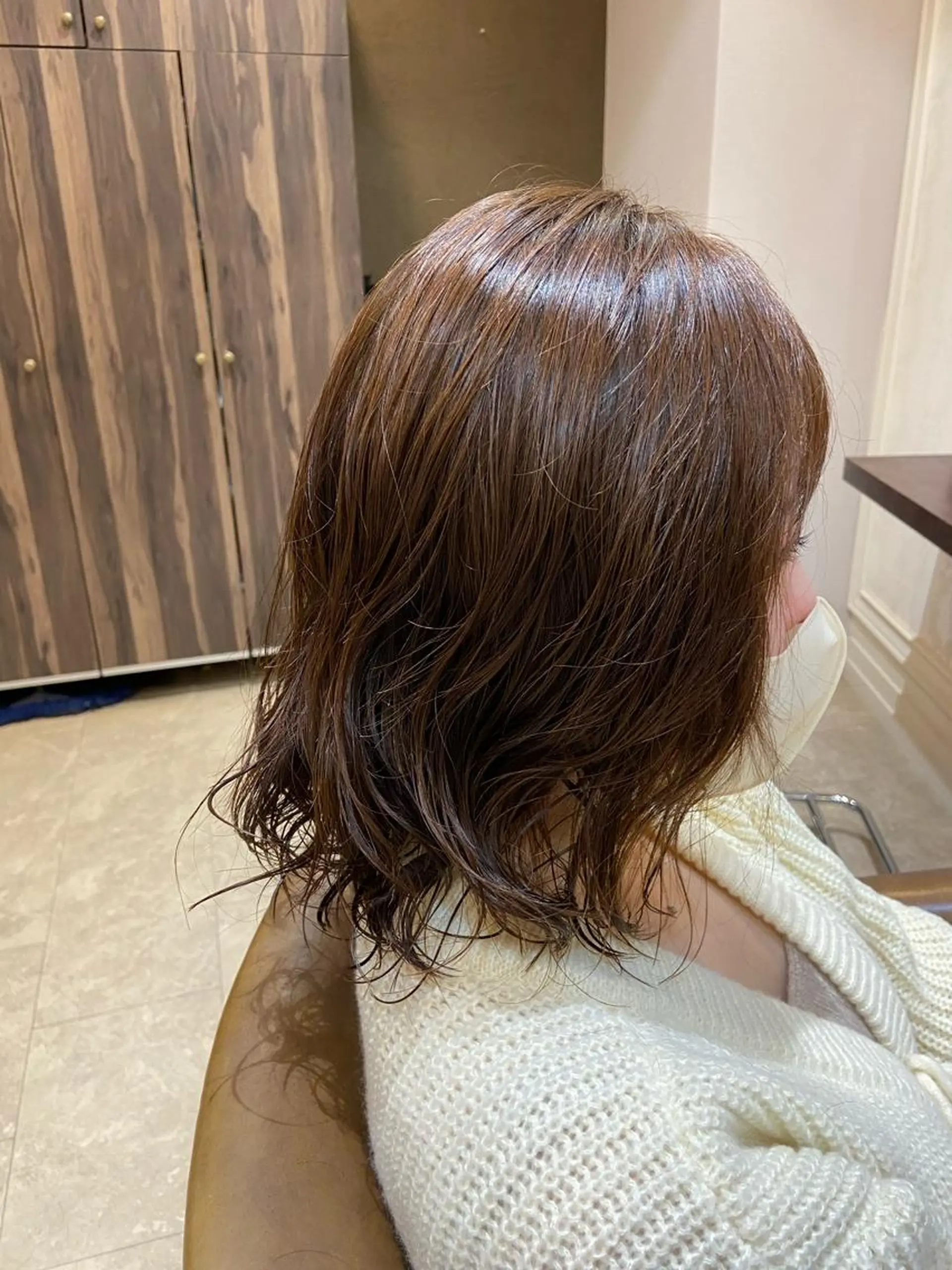 ミディアム コバヤシ ユウスケのヘアスタイル