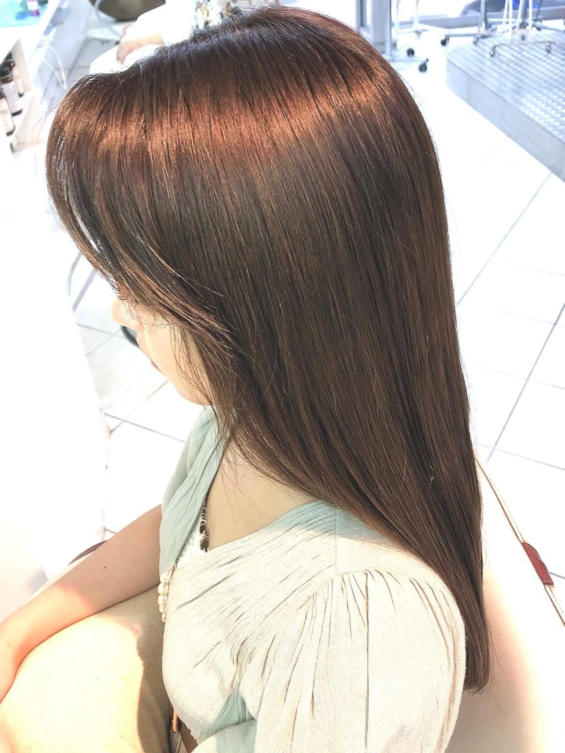 ロング カラー 保住 亮太のヘアスタイル