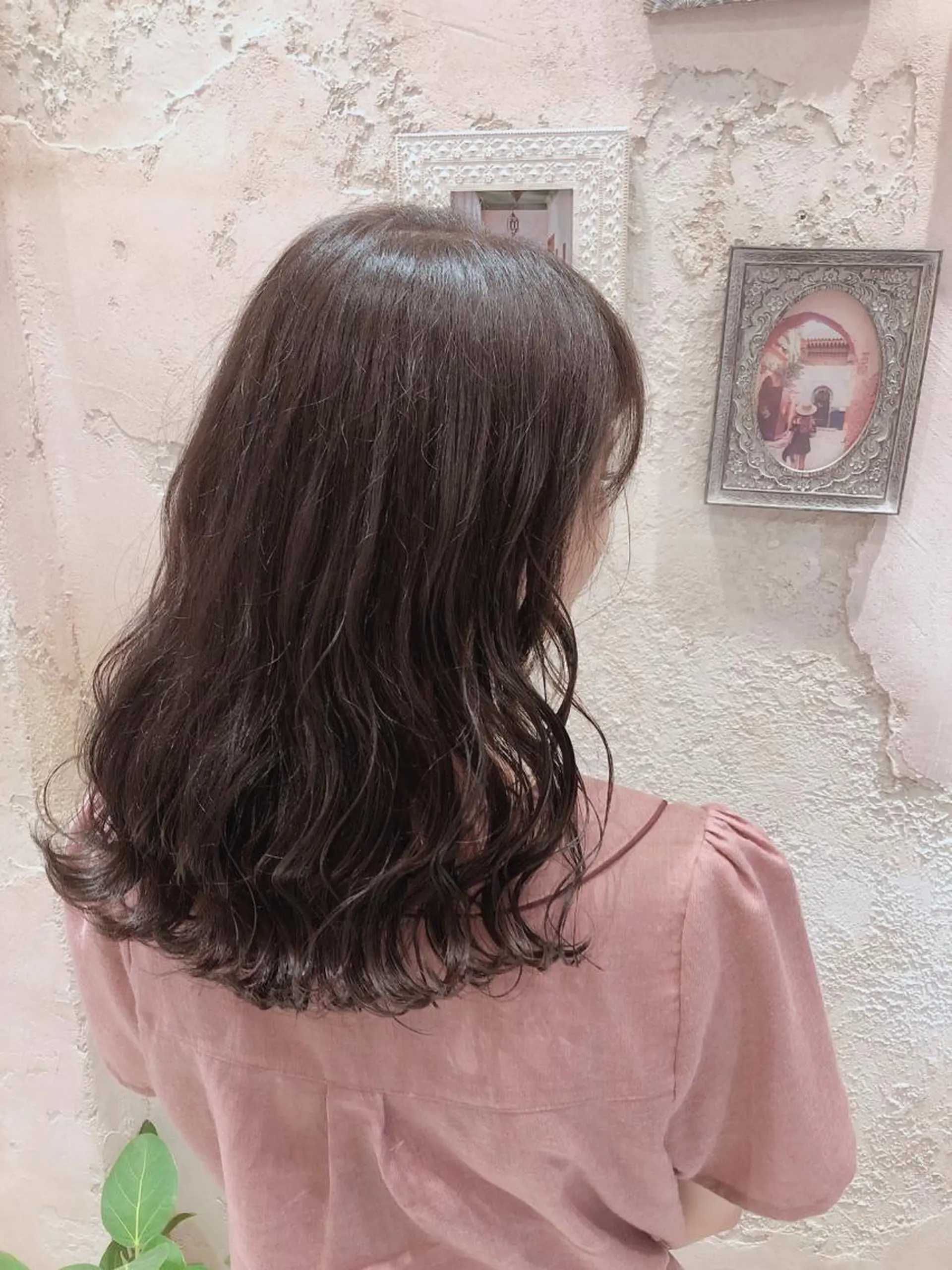 ミディアム カット ヘアカラー トリートメント 代表山口ひな 髪質改善のプロのヘアスタイル