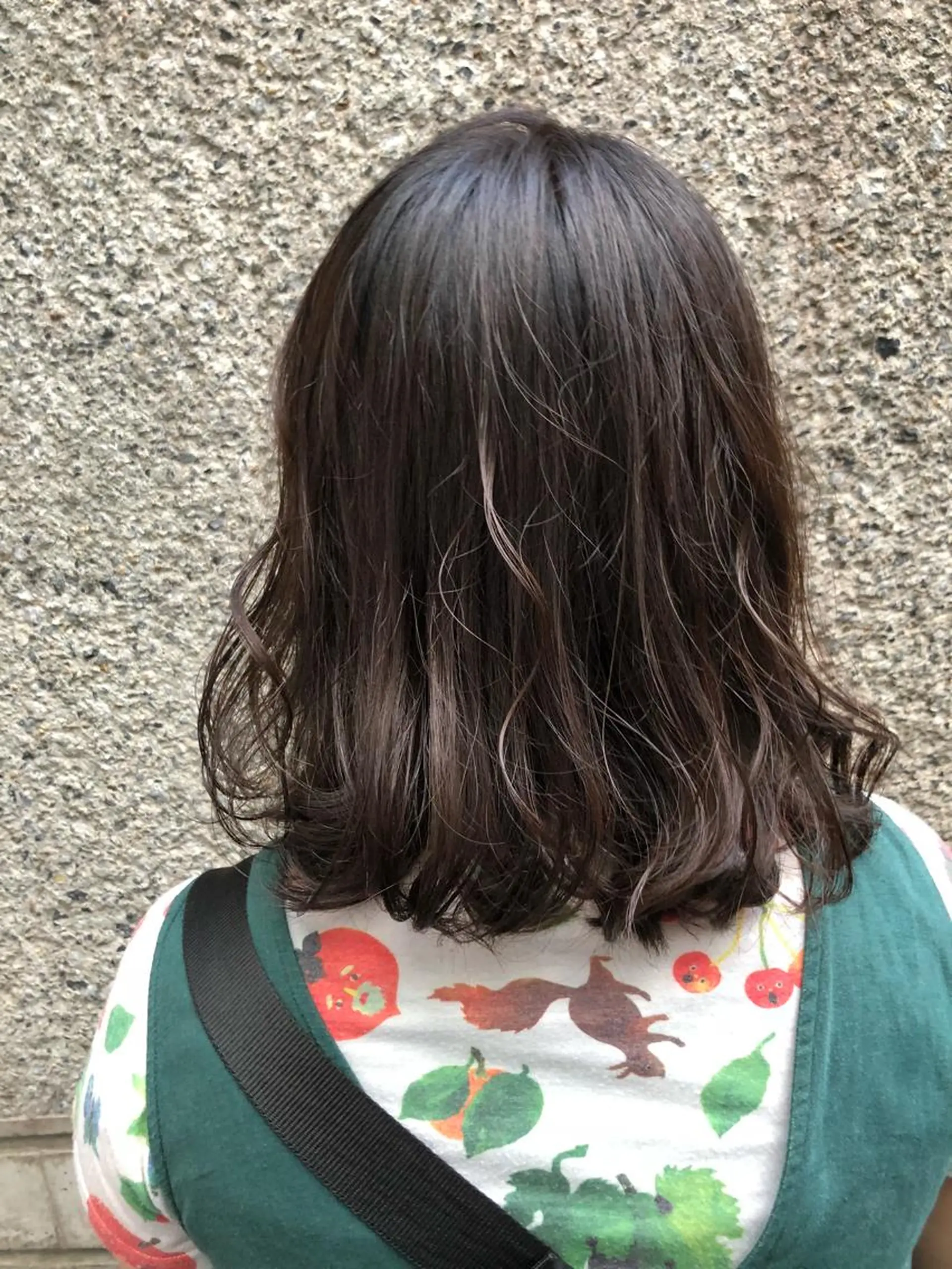 セミロング カラー ヘアアレンジ 透明感カラー🤎 ゆりのヘアスタイル