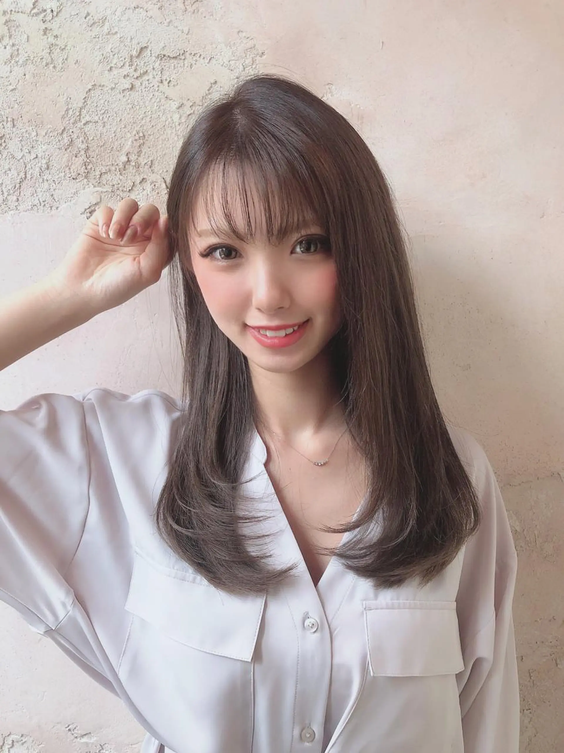 セミロング 縮毛矯正・髪質改善 ❣️三浦正也のヘアスタイル