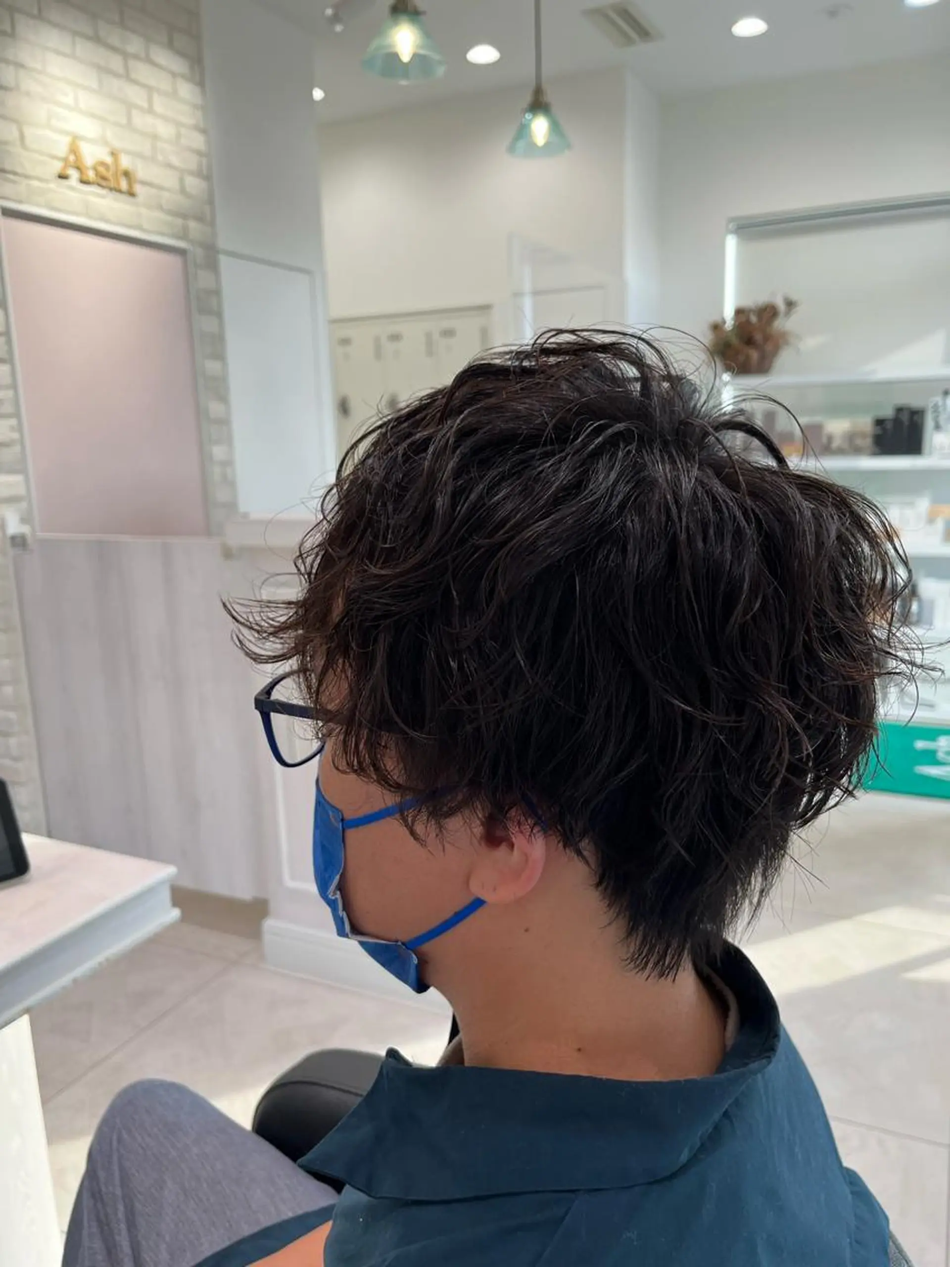 ショート パーマ メンズ マッシュ メンズパーマ 縮毛矯正 スパイラルパーマ 🥇メンズ特化 伊東輝のヘアスタイル