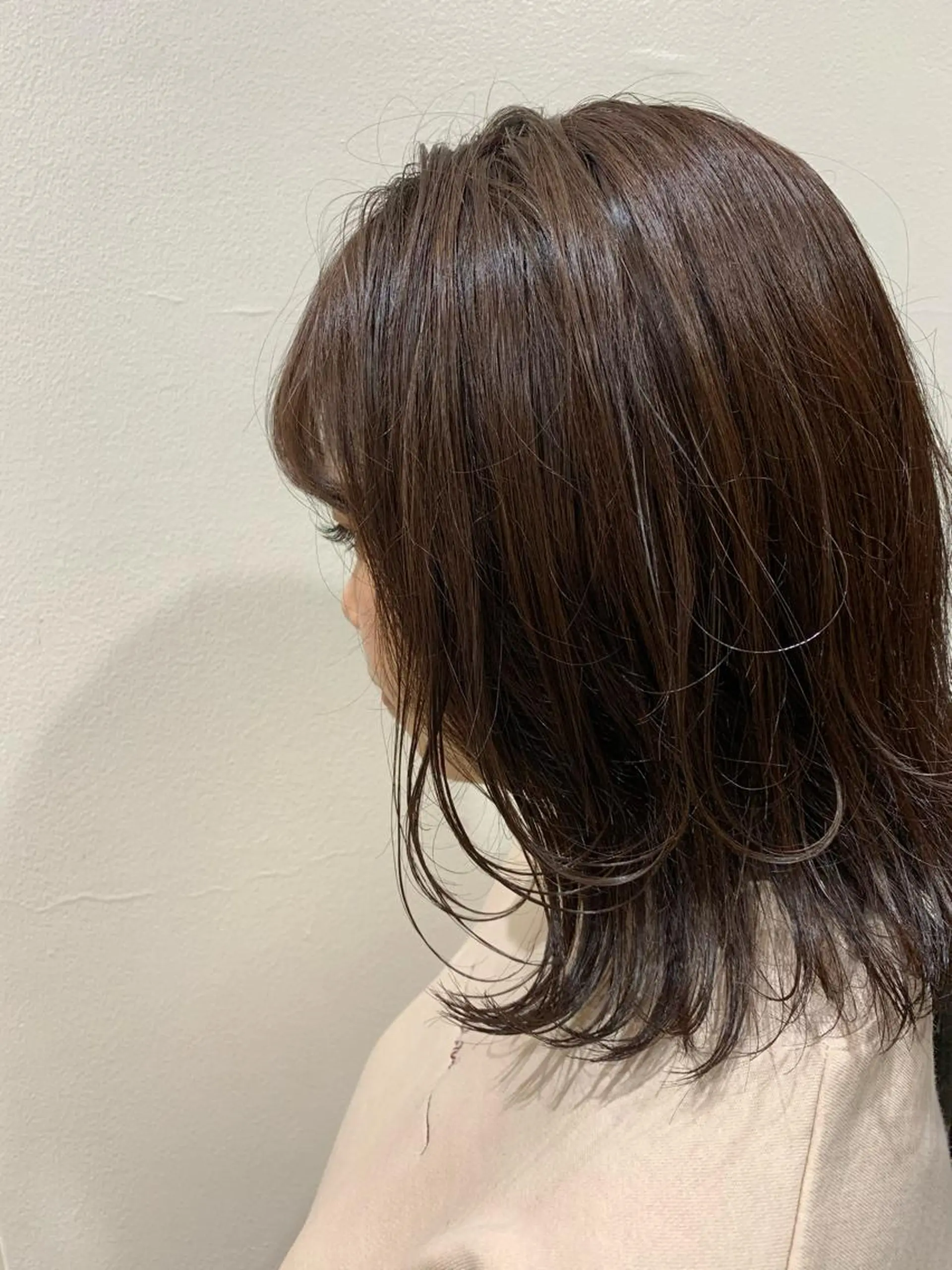 ミディアム ヘアカラー トリートメント ヘッドスパ ヘアセット 大宮/山口 竣也のヘアスタイル