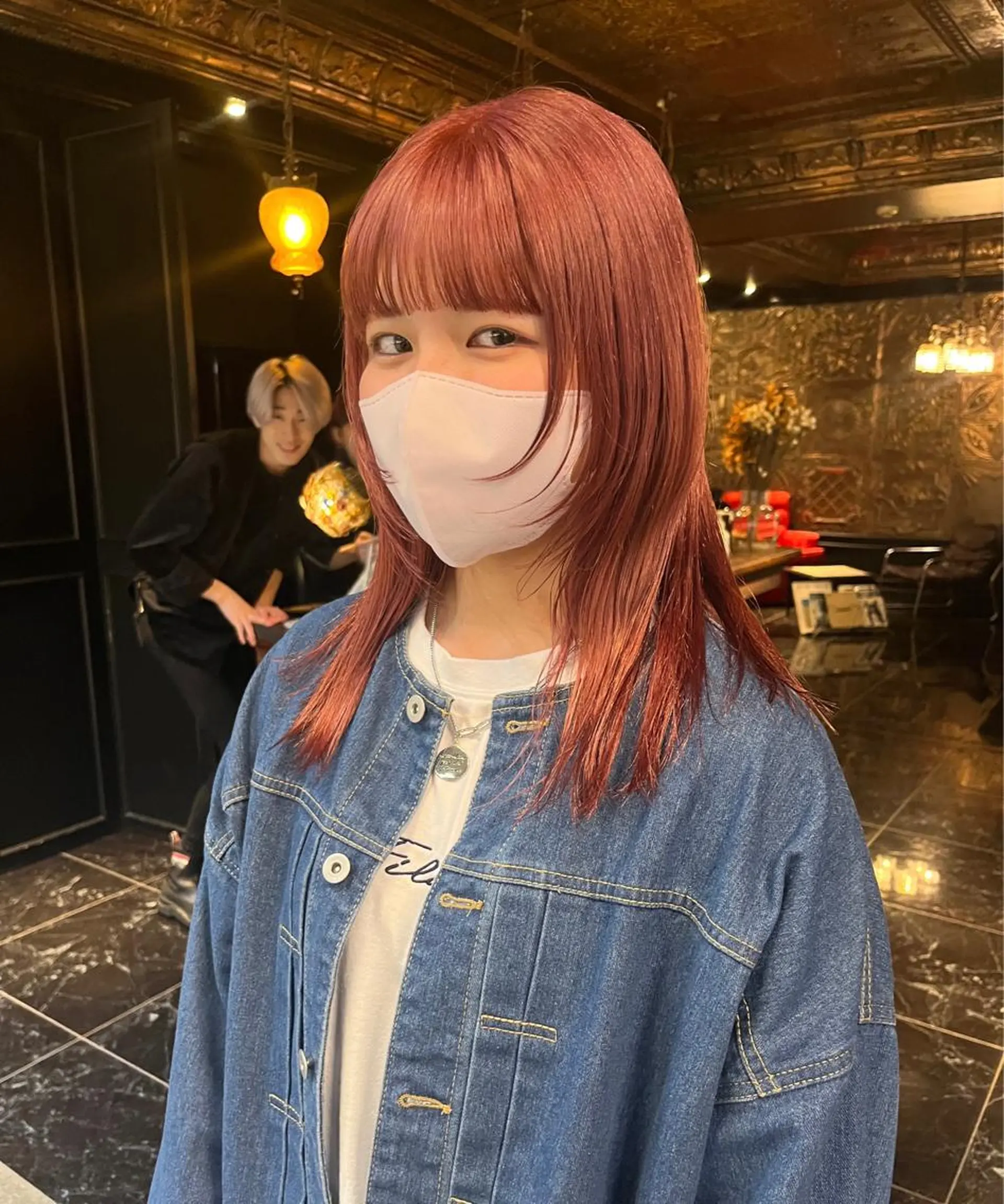 セミロング カラー カット ヘアカラー 🫧透明感カラー🫧 SHINSEIのヘアスタイル