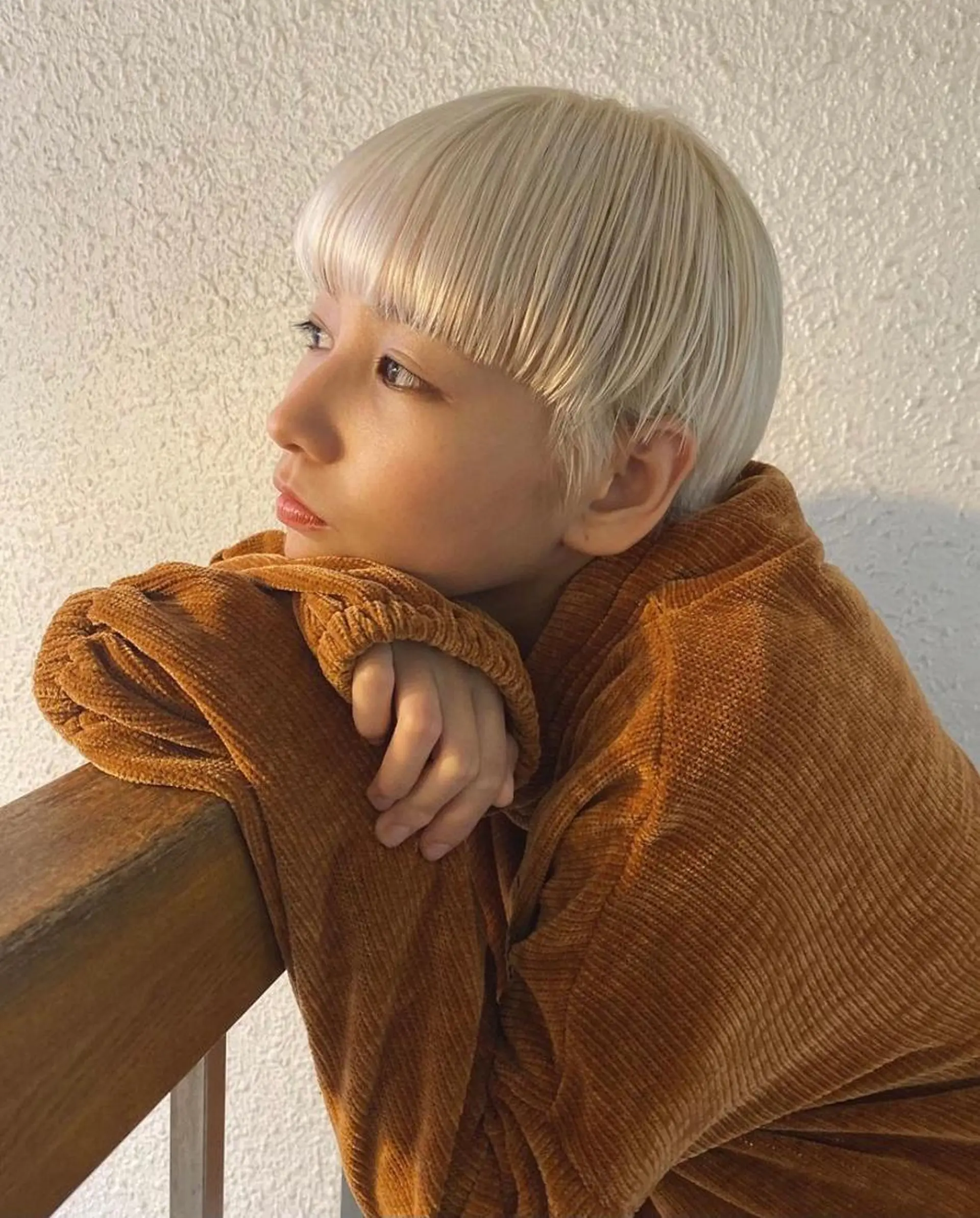 ショート ヘアカラー 宮前 俊平のヘアスタイル