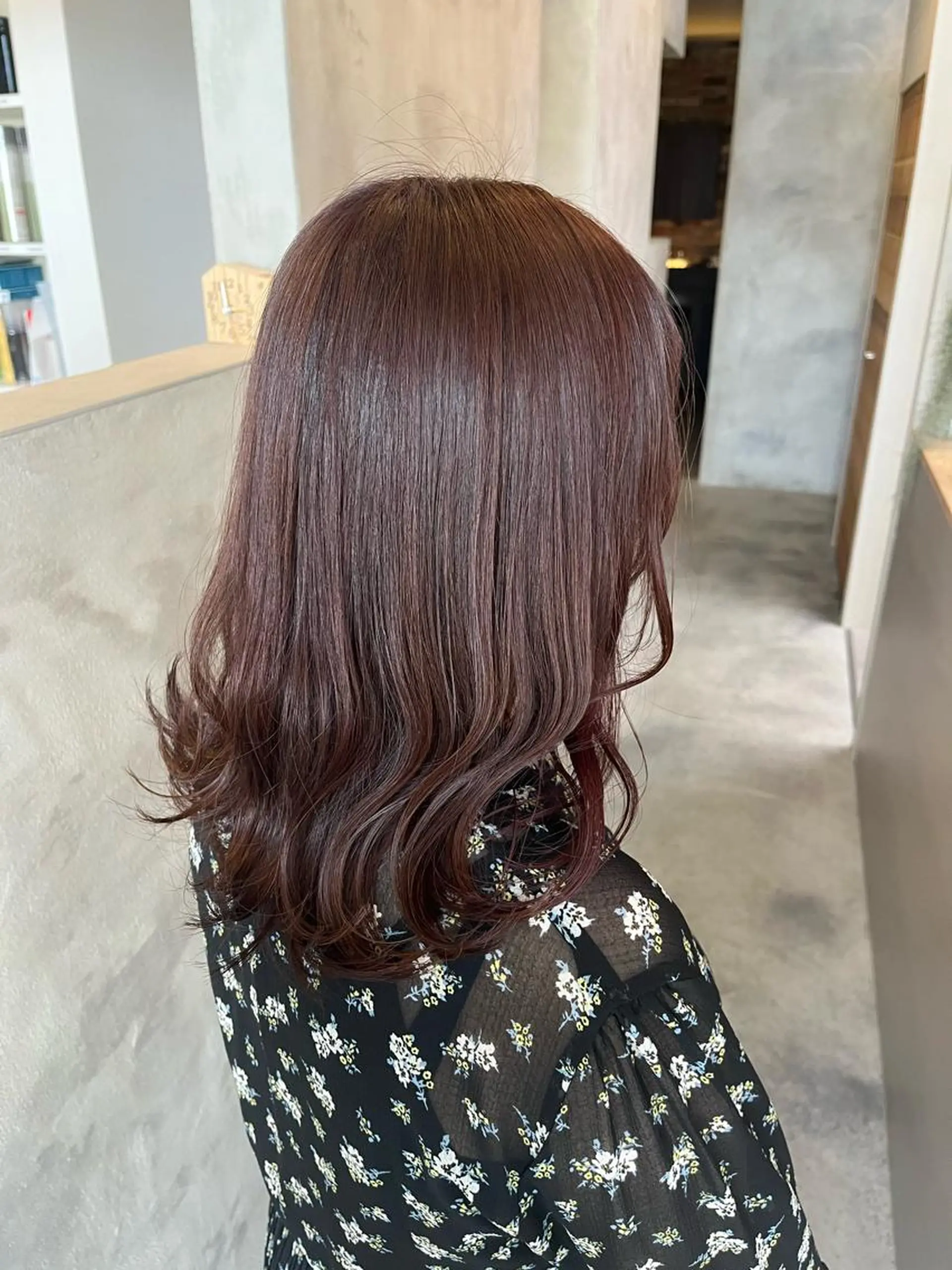 ミディアム カラー カット ヘアカラー トリートメント Salon de  COCO所属・Yuka /ツヤカラー✨のヘアスタイル