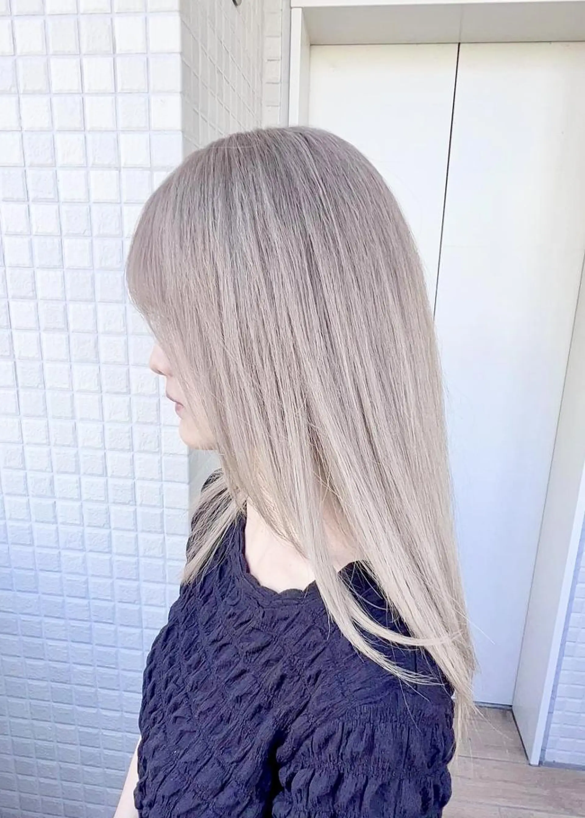 セミロング カラー ✨【公式】 juhl.横浜✨のヘアスタイル