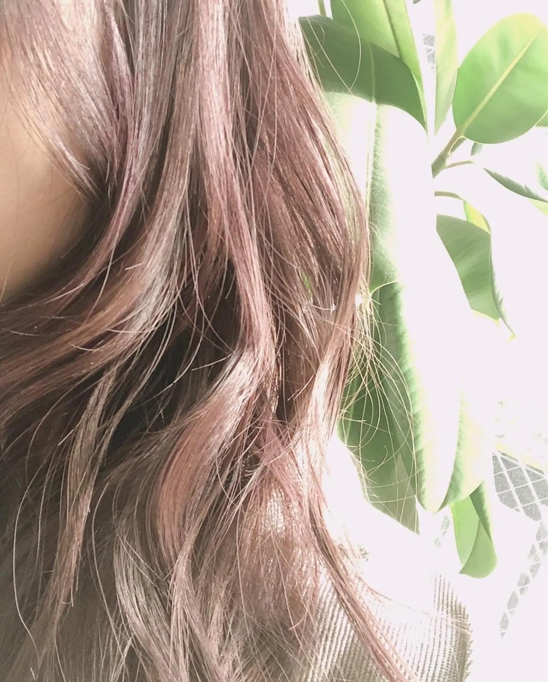 ロング カラー ピンクカラー くまがい みゆ【edge.】のヘアスタイル