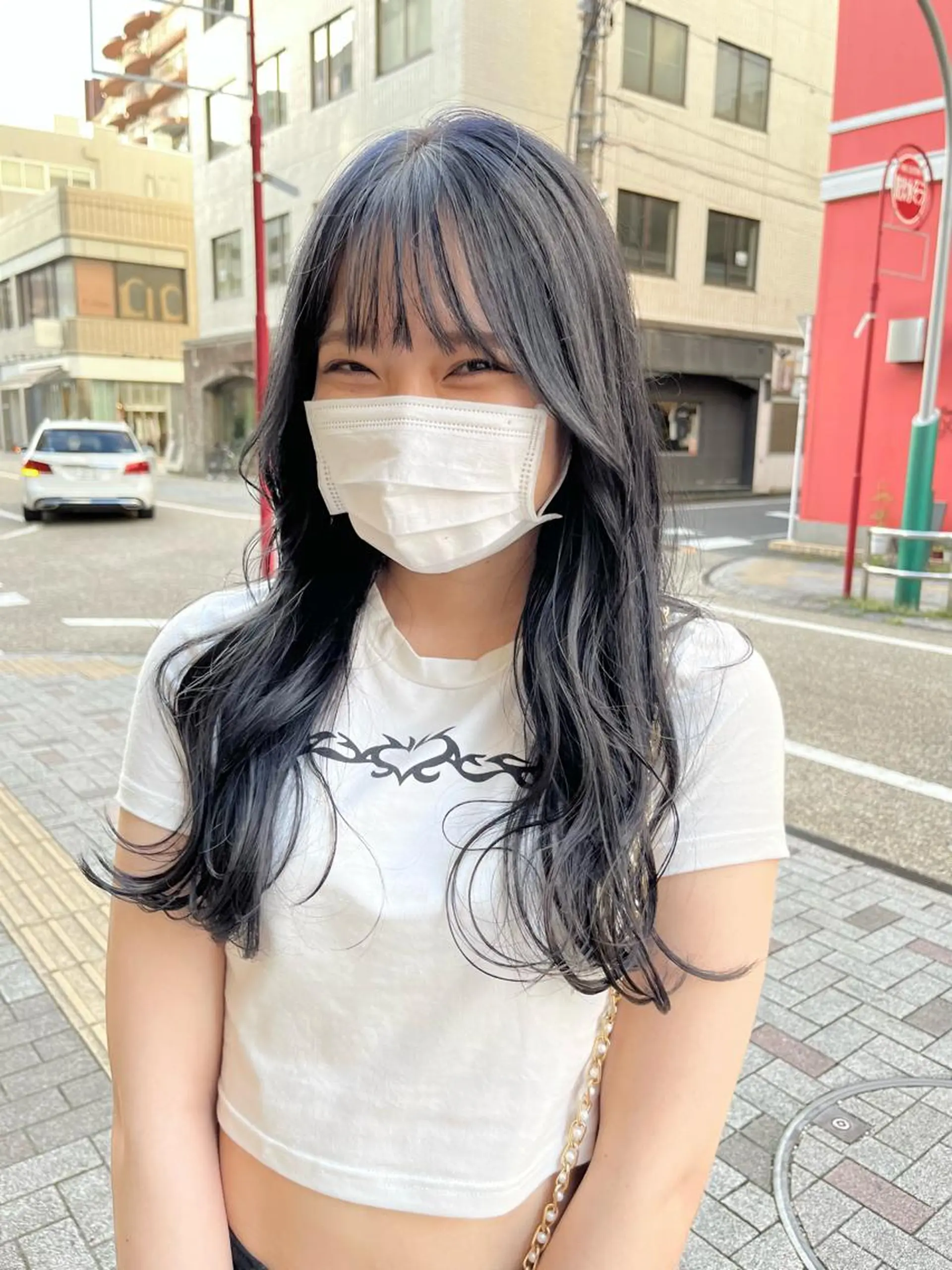 ロング カラー ヘアアレンジ ヘアカラー トリートメント 溝口 ひなこのマツエク・マツパデザイン