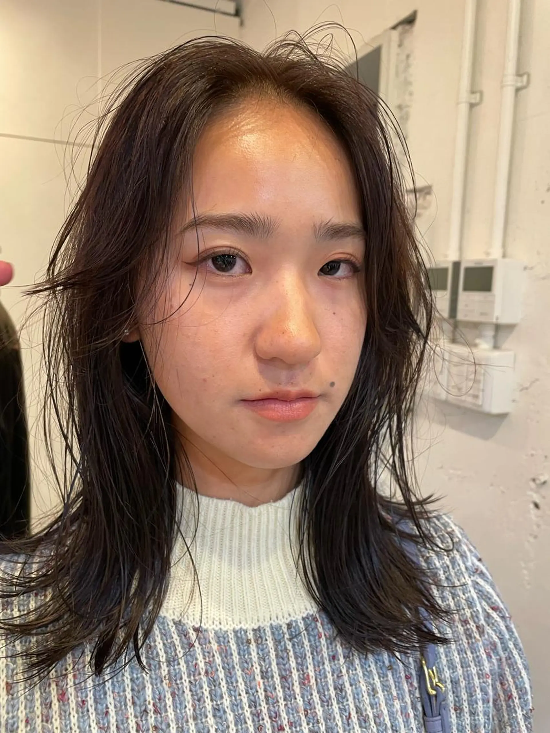 ミディアム カラー カット ヘアカラー トリートメント レイヤー／似合わせ TAKUYAのヘアスタイル