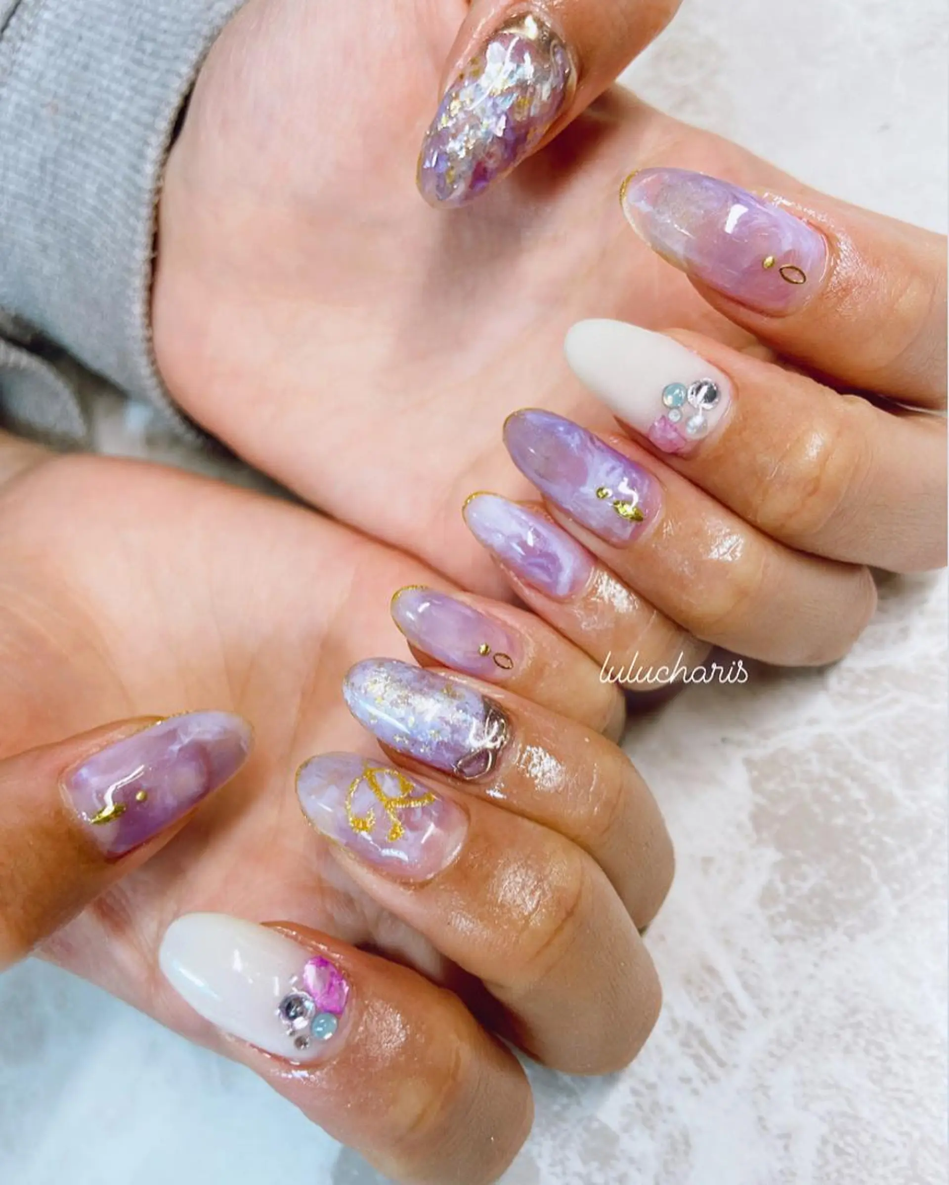 ネイル 持ち込み Lulu charisu所属・lulucharis nailのネイルデザイン