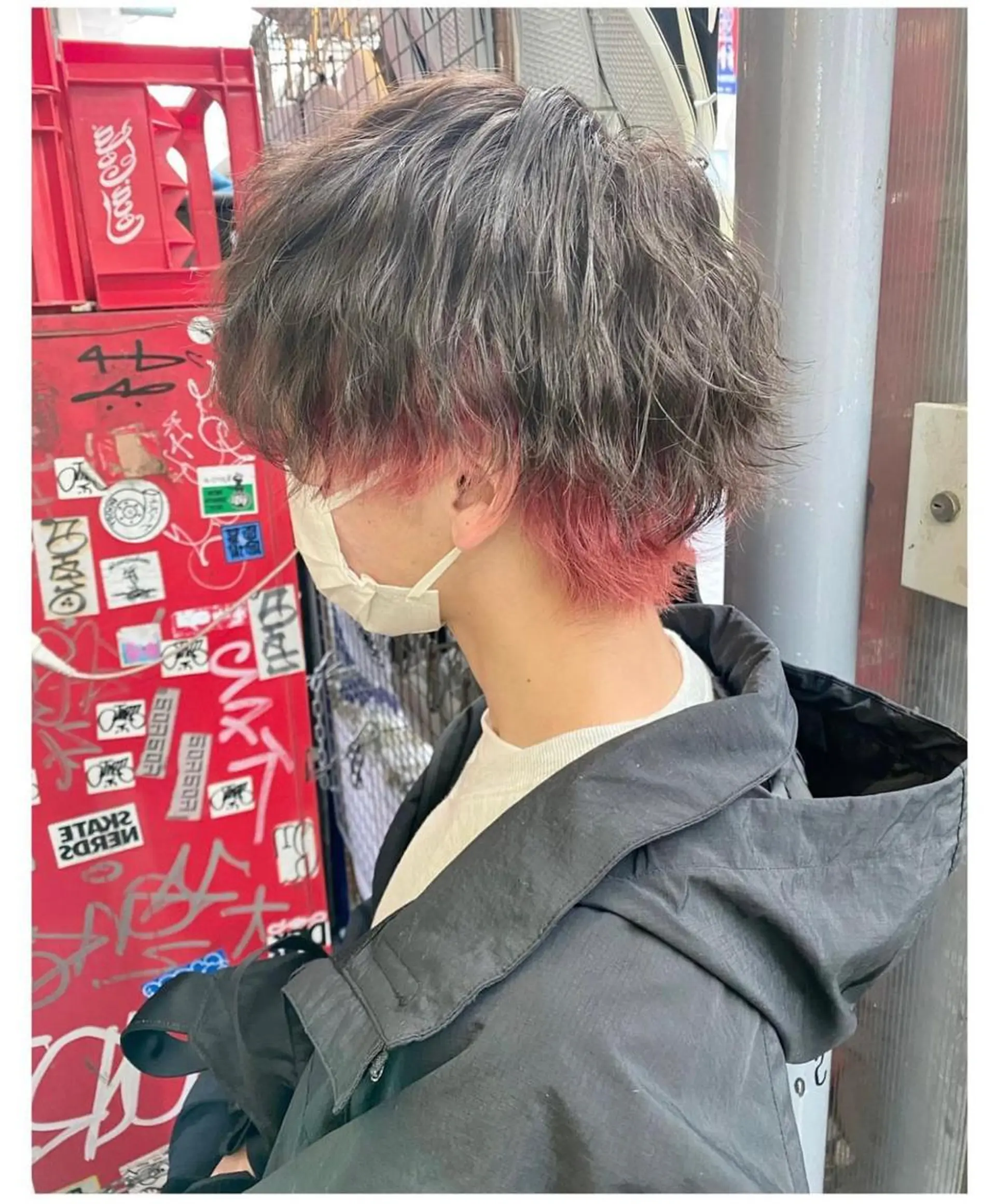 ショート カラー ショートヘア ヘアカラー TSUNO🦖 派手髪/オタク美容師のヘアスタイル