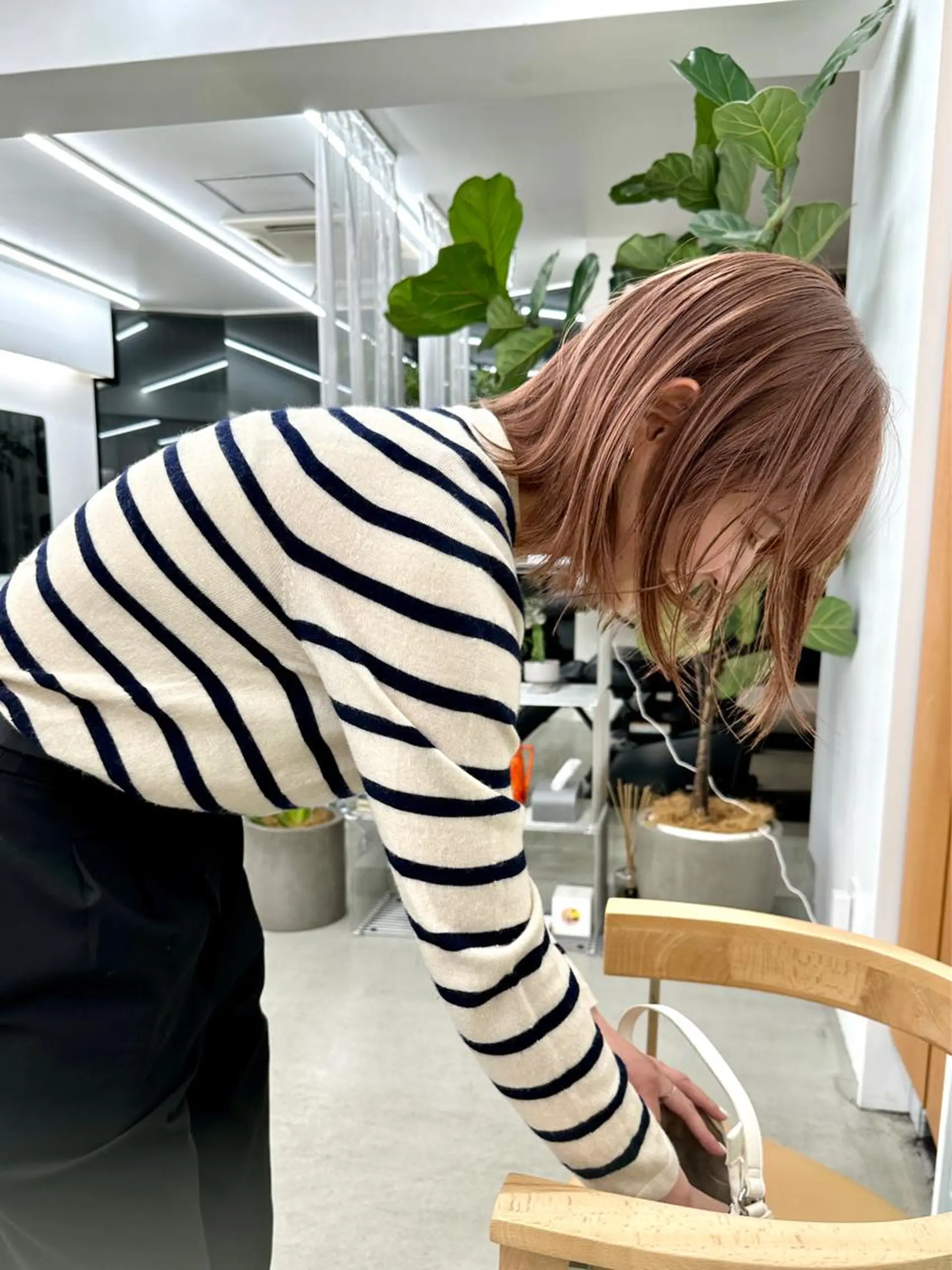 ミディアム カラー ブリーチ ケアブリーチ 透明感カラー ピンクカラー ヘアカラー トリートメント ボブ/レイヤー/ケア パーマ/リュウタのヘアスタイル