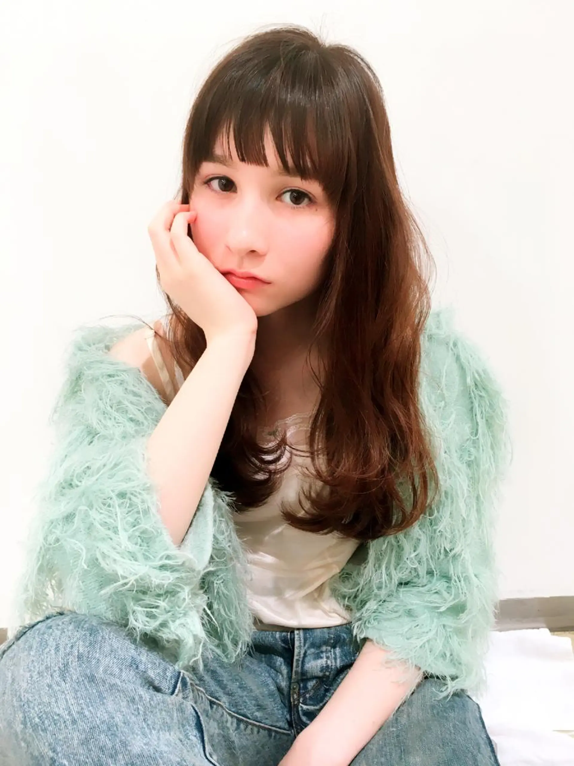 セミロング カラー stylist 杉浦駿生のヘアスタイル