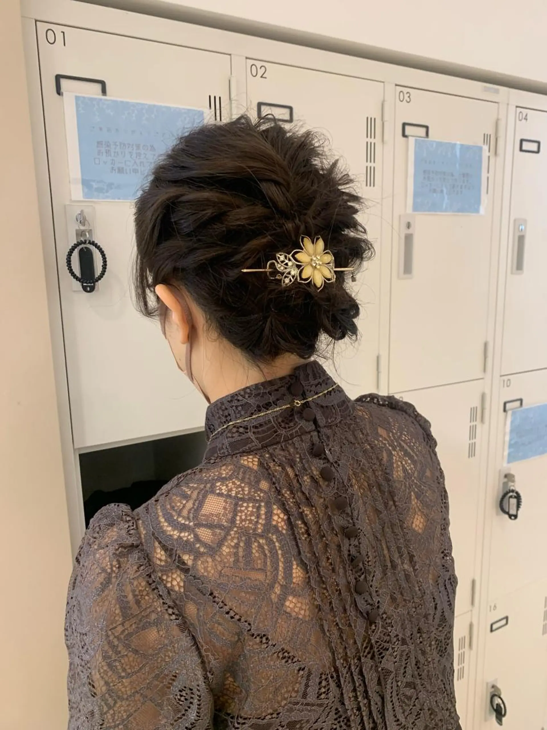 ロング ヘアアレンジ ヘアセット ミドウチ アヤカのヘアスタイル