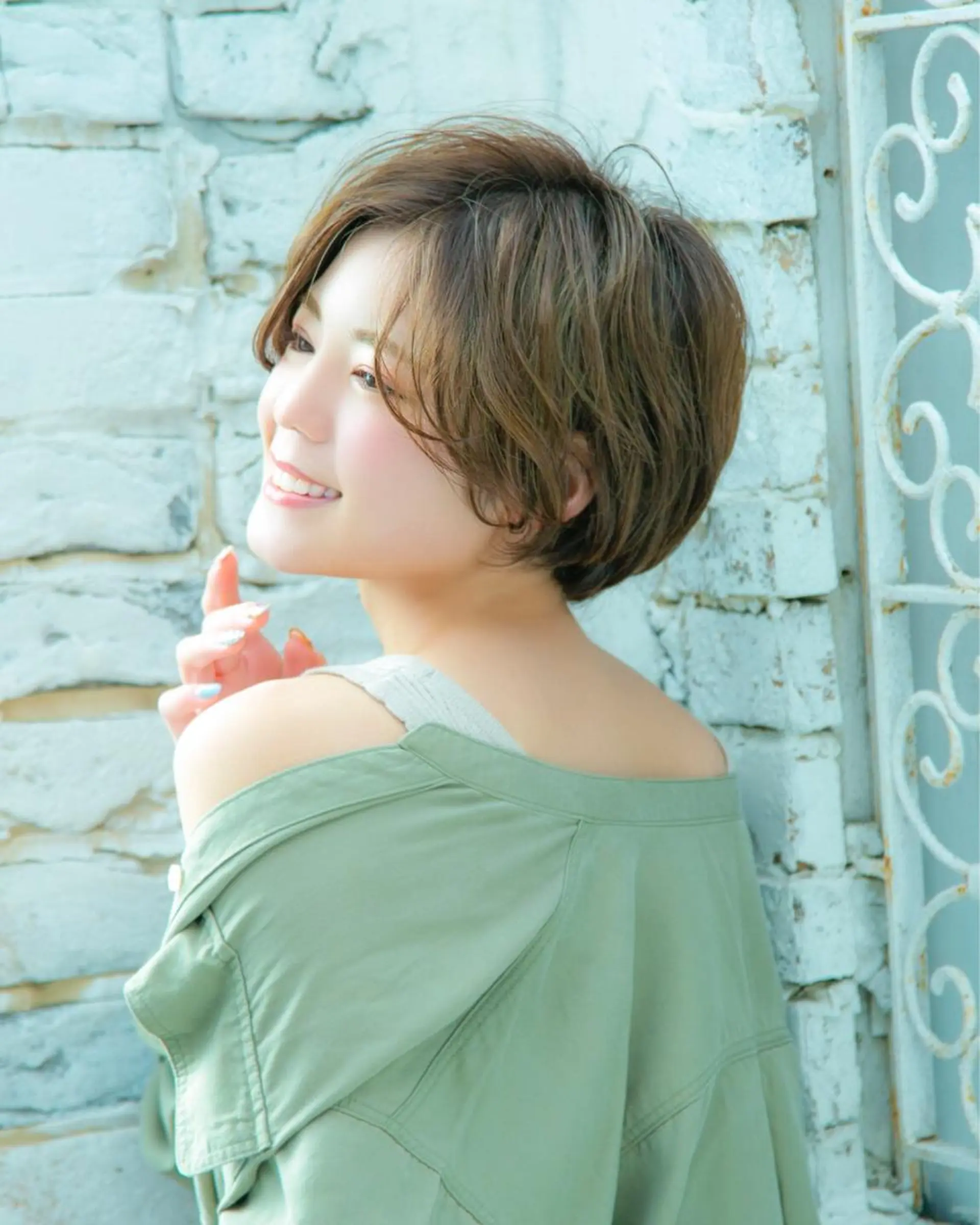 ショート ボブ ショートヘア 縮毛矯正/髪質改善 表参道/千田大地のヘアスタイル