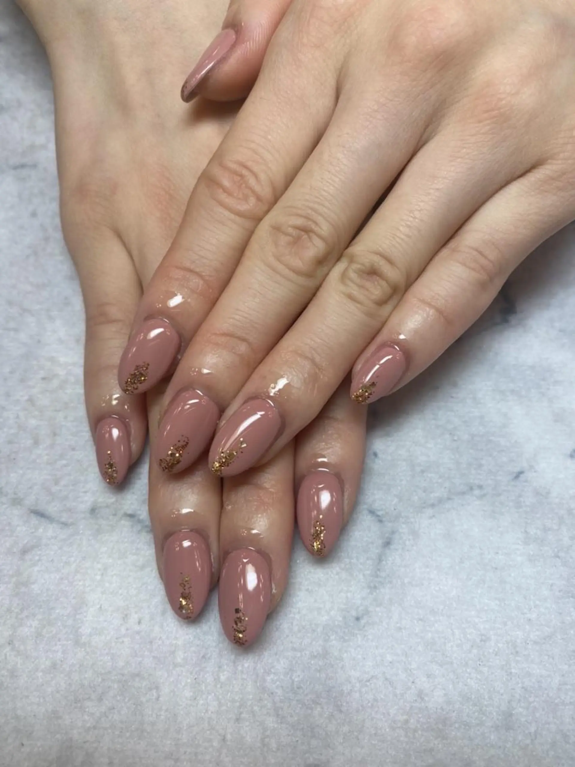 ネイル ネイルリボン 受付スタッフのネイルデザイン