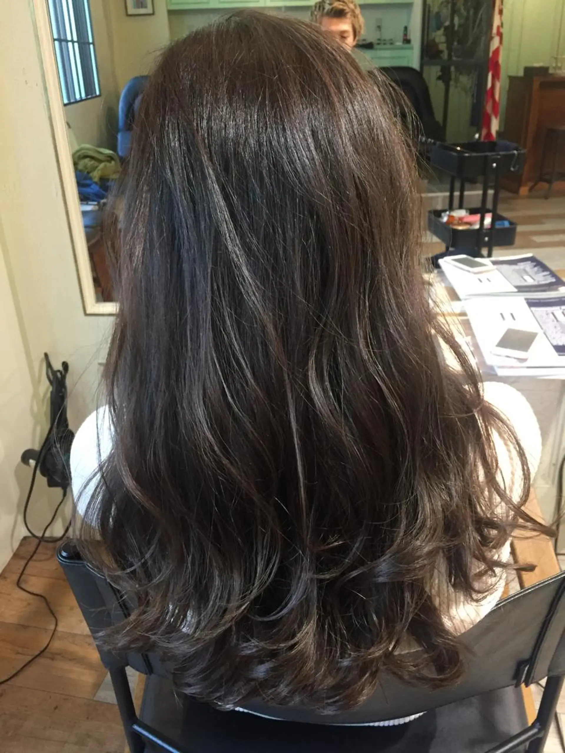 ロング カラー アッシュ アッシュグレー アッシュグレージュ グレージュ カット ヘアカラー トリートメント ヘッドスパ TOPstylist ✂️フセケイタ✂️のヘアスタイル