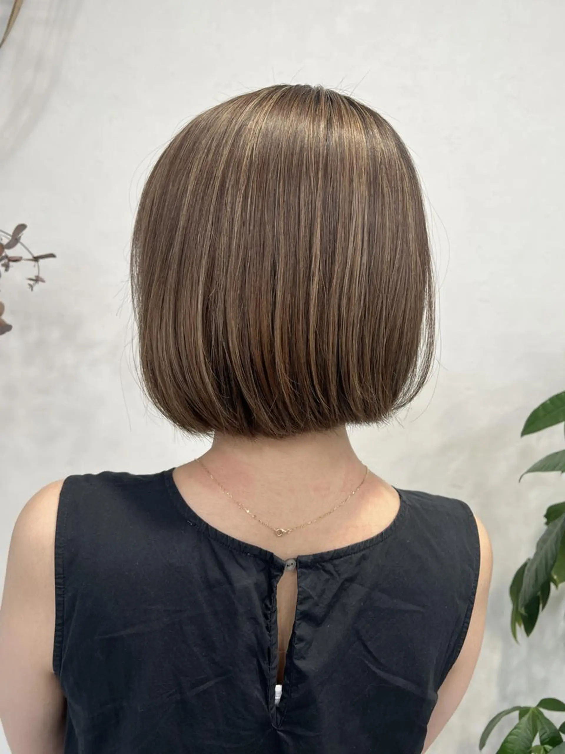 ショート 髪質改善 縮毛矯正 トリートメント 髪質改善/艶カラー 縮毛矯正/山本由梨のヘアスタイル