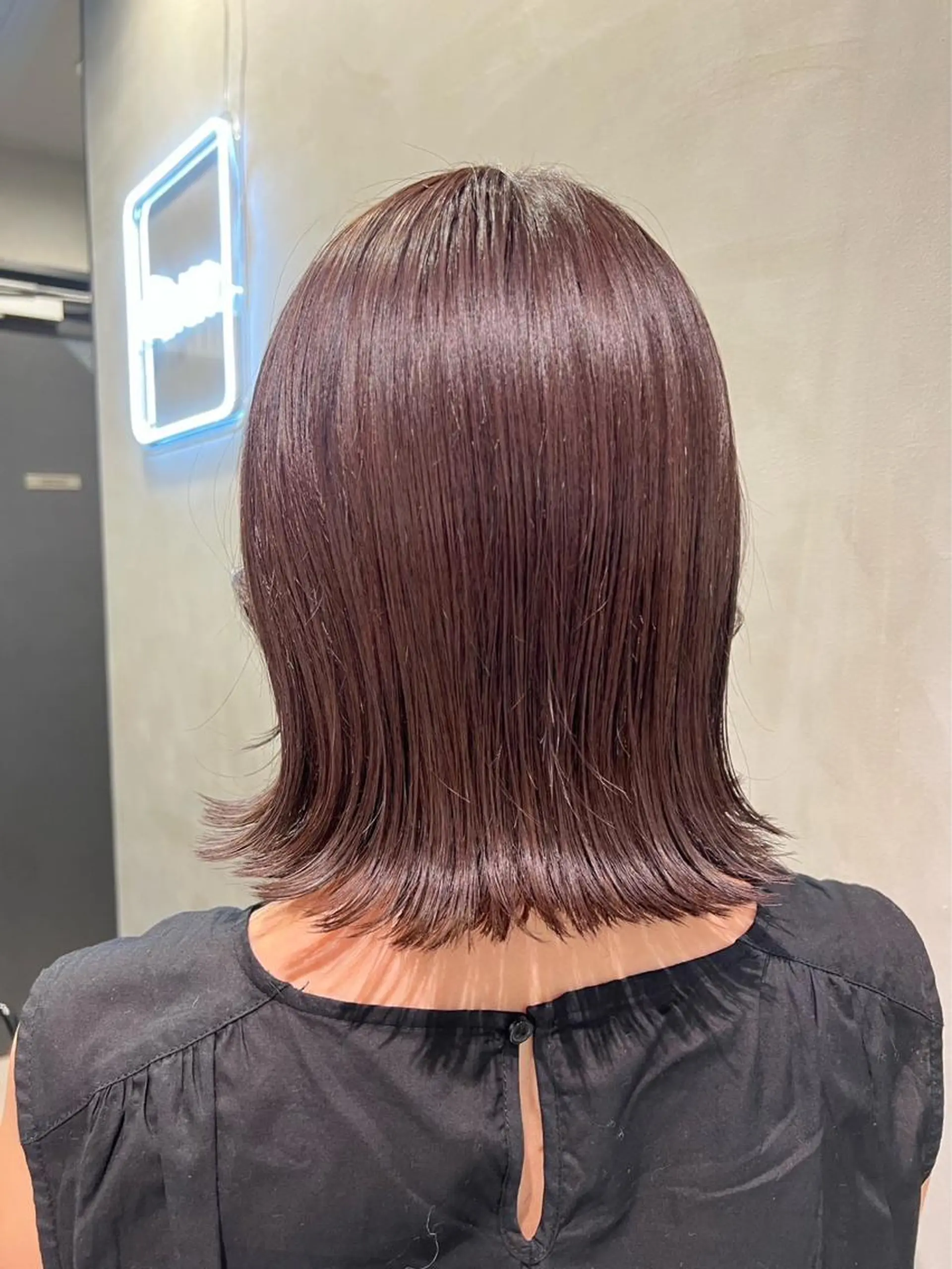 ミディアム メンズ縮毛矯正 ブリーチカラー/まやのヘアスタイル