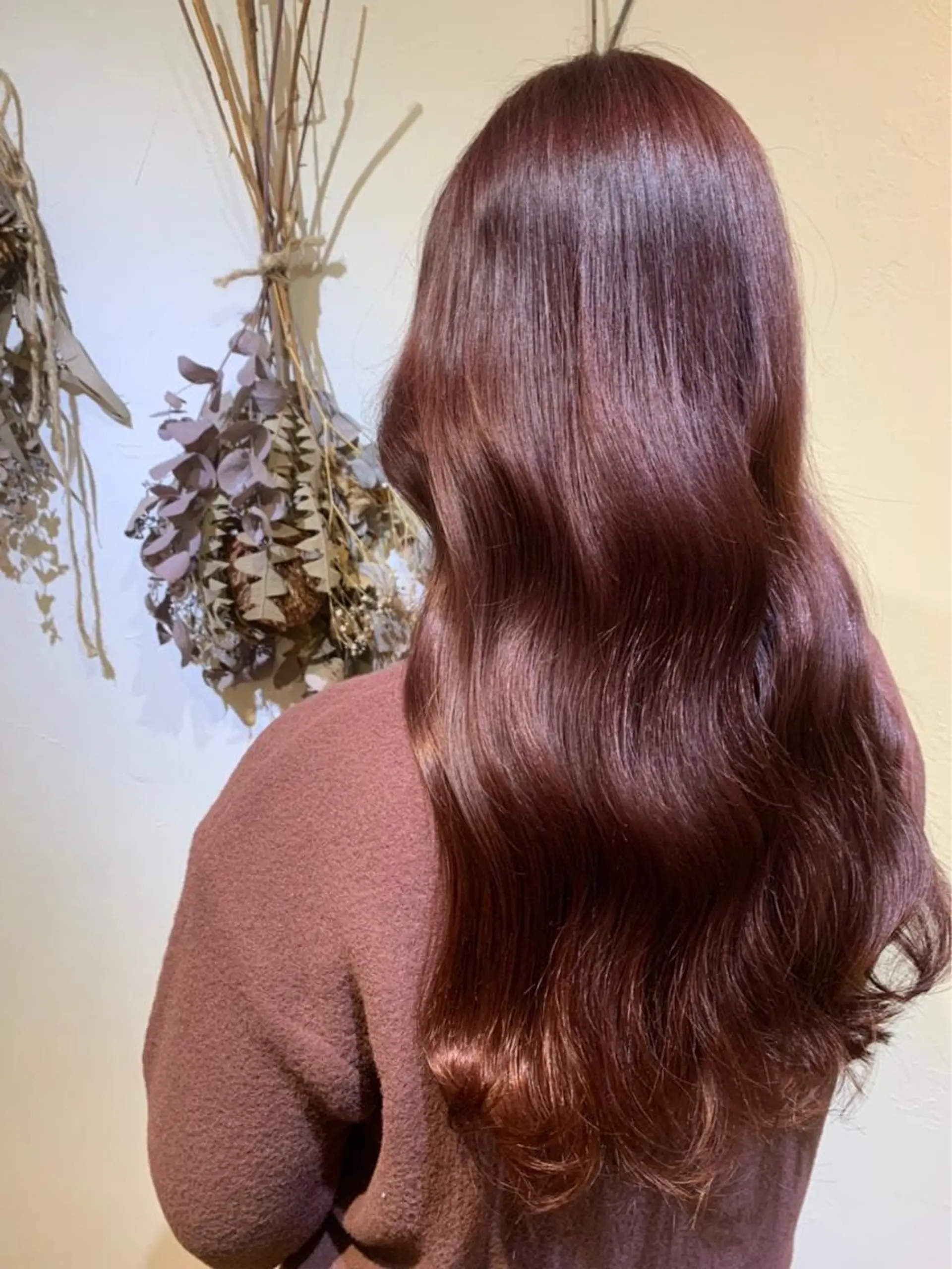 ロング アッシュ トリートメント newi ＋uta＊ りさのヘアスタイル