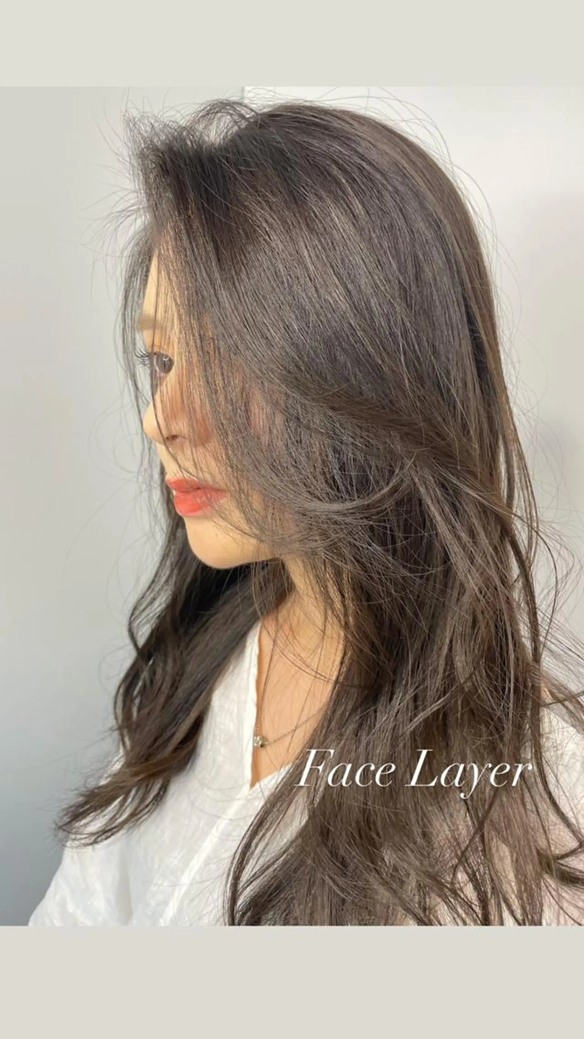 ロング カラー カット うる艶ヘア💐 艶ハイトーン💐彩夏のヘアスタイル