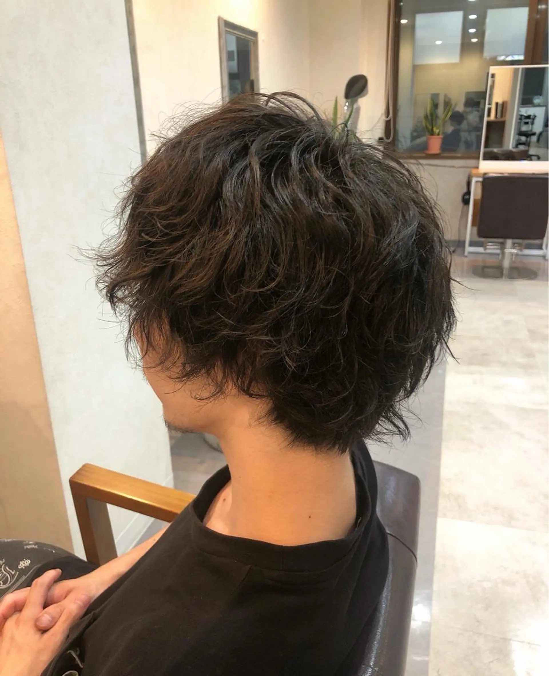 パーマ メンズ メンズパーマ ツイストスパイラルパーマ スパイラルパーマ 小松崎 紅見子のヘアスタイル