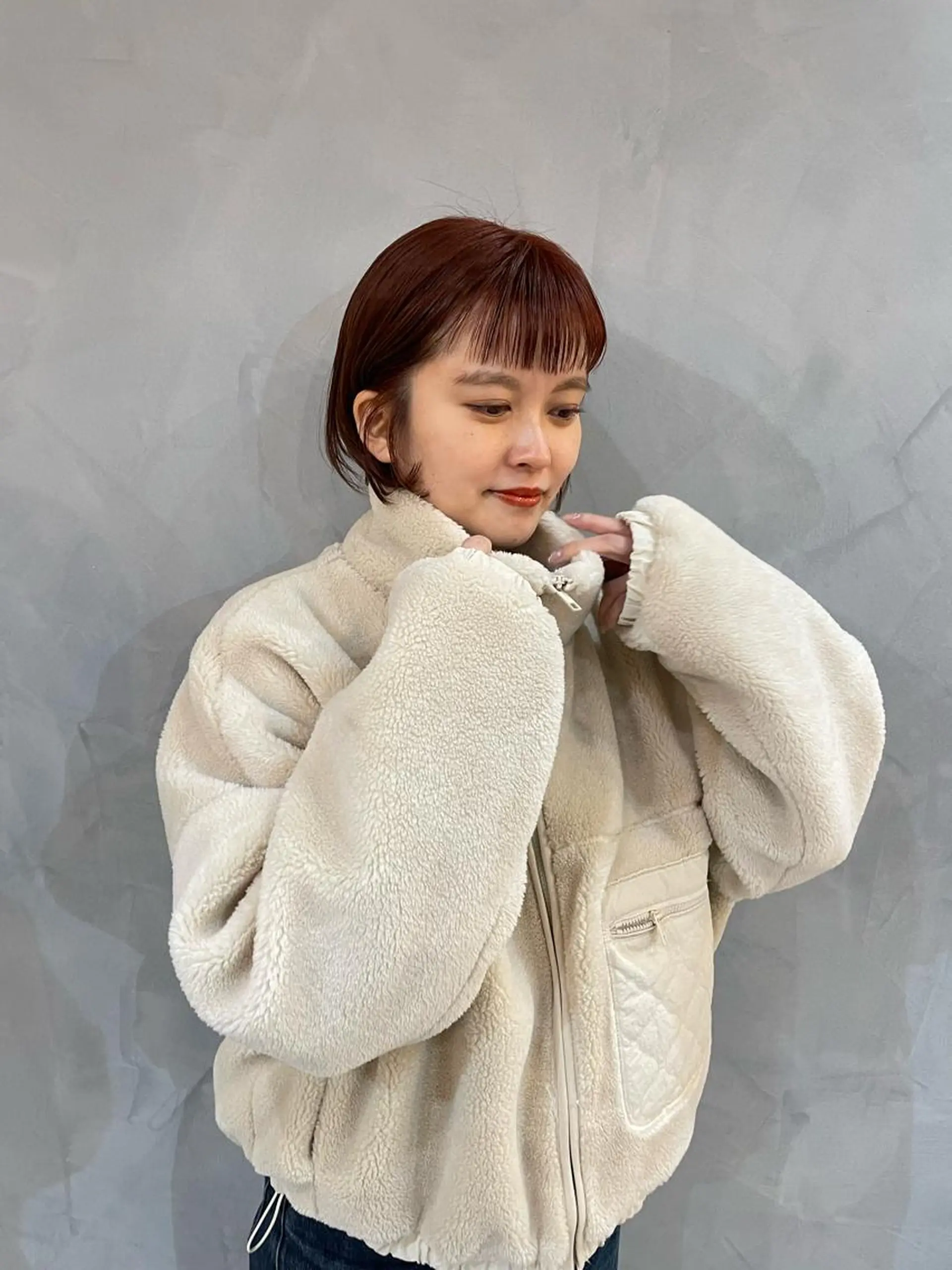 ショート カラー ショートボブ オレンジ ボブ ショートヘア Basis 田口豪司のヘアスタイル